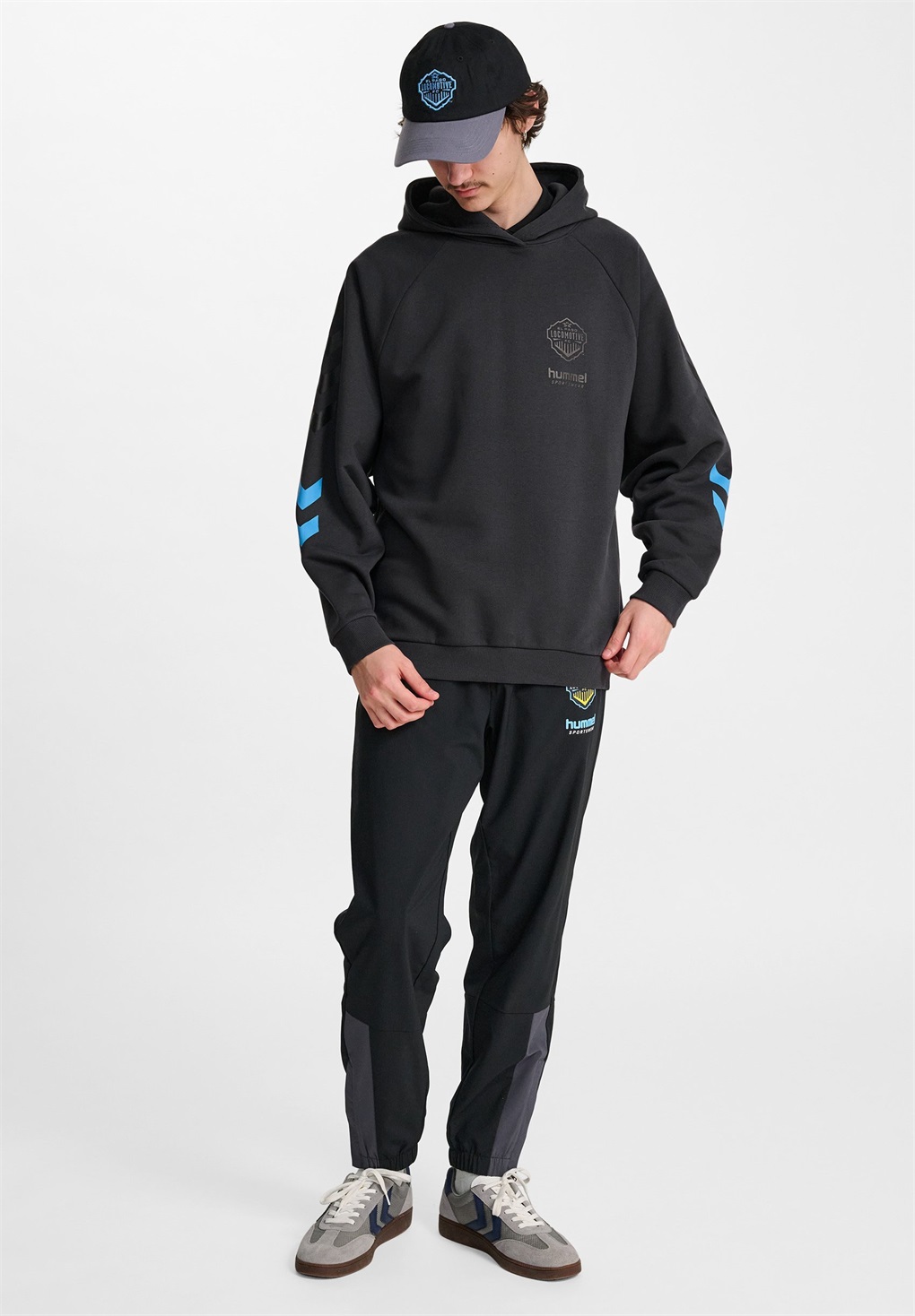 Hummel HMLOVERSIZED SW EL PASO - Sweatshirt - ebony/schwarz