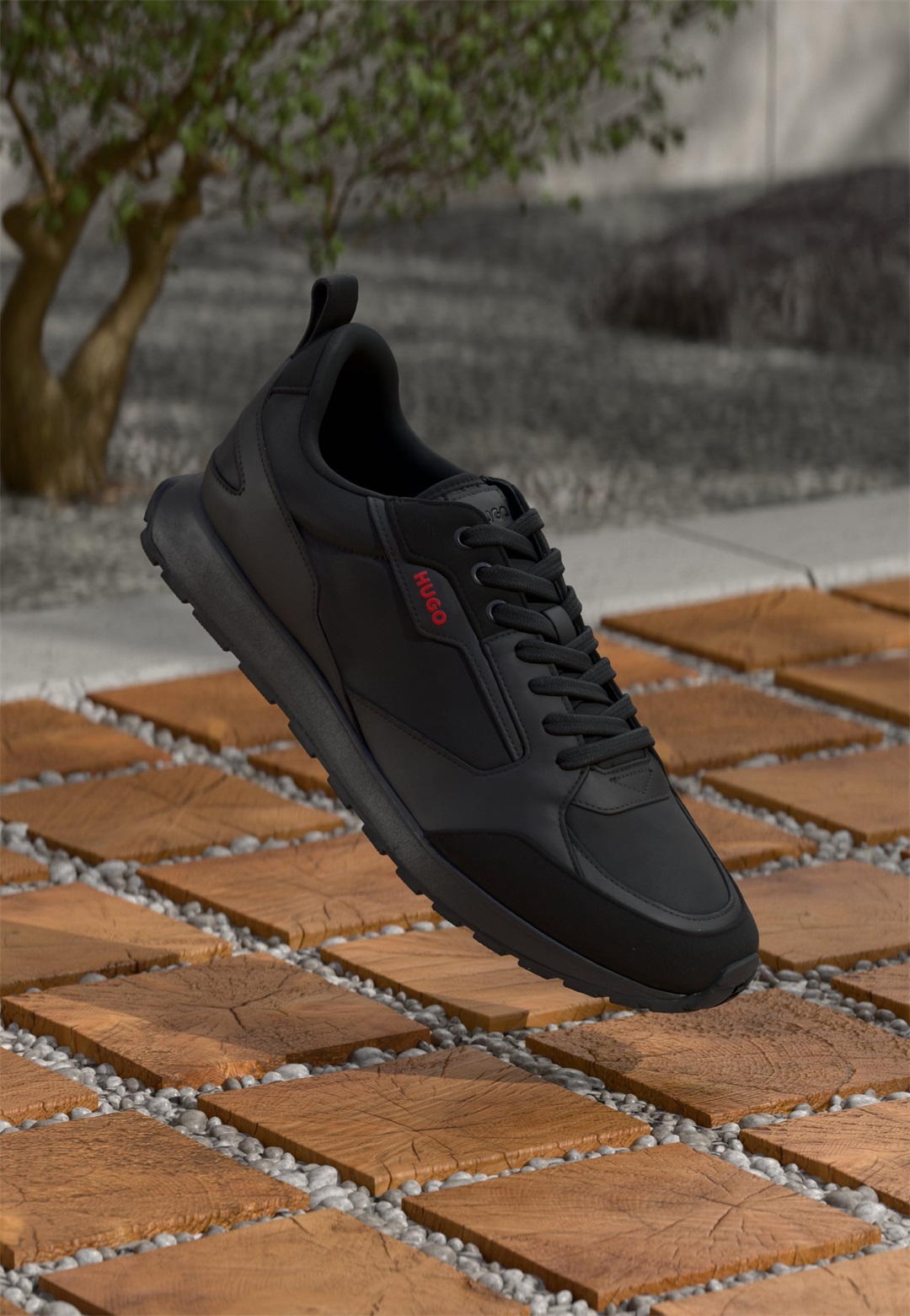 HUGO ICELIN - Sneaker low - black/schwarz