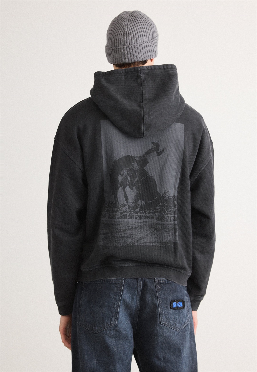HUGO NEBUDI - Kapuzenpullover - black/schwarz