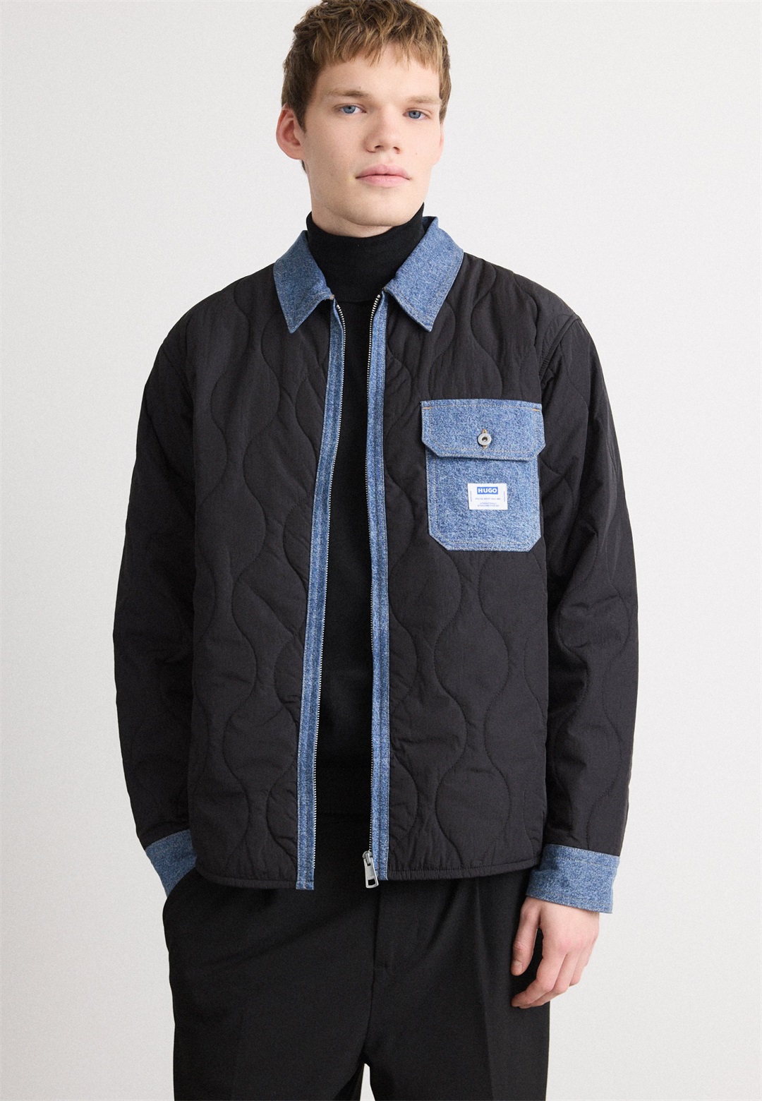 HUGO EBEY - Übergangsjacke - black/schwarz