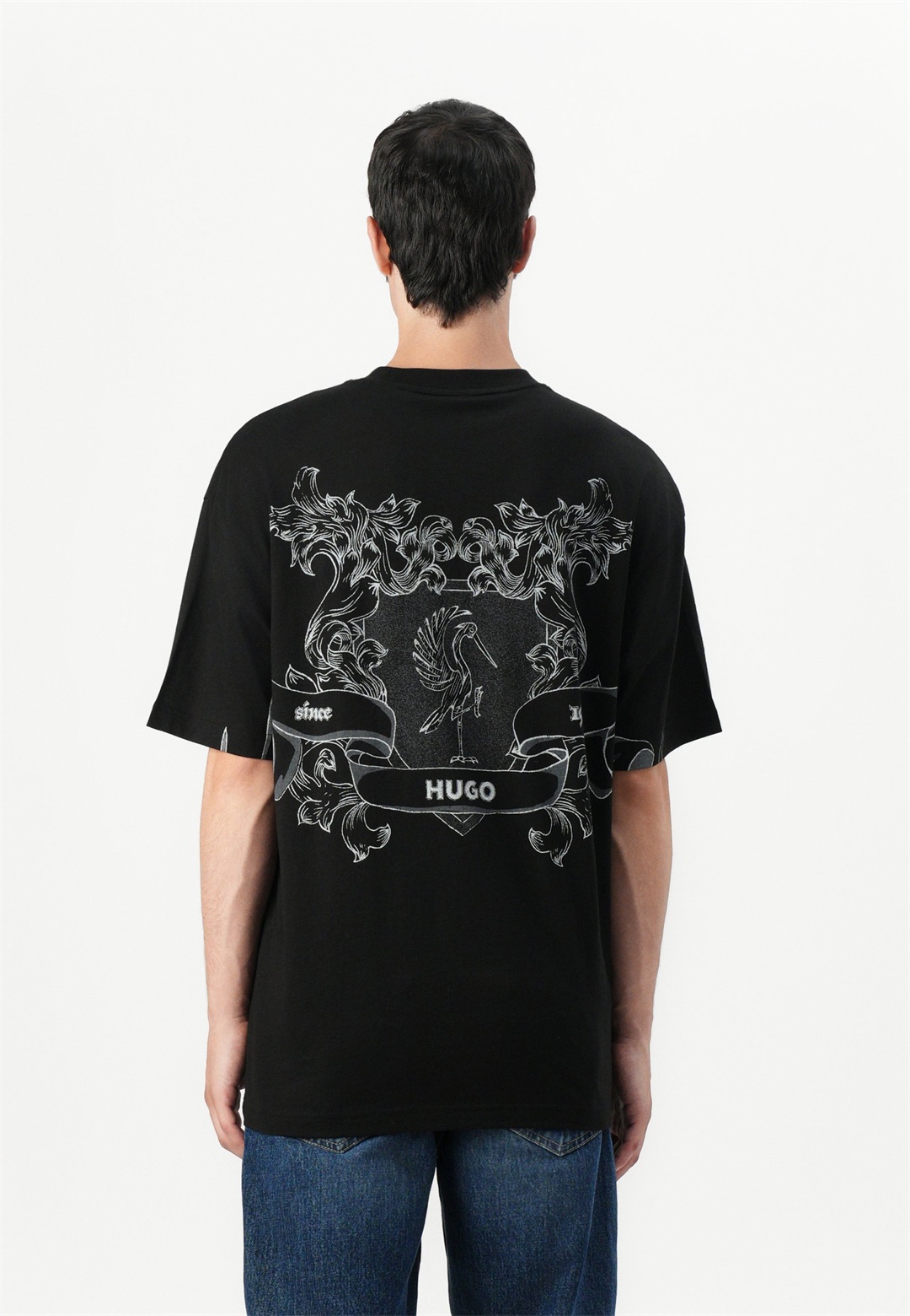 HUGO DUARMS - T-Shirt print - black/schwarz