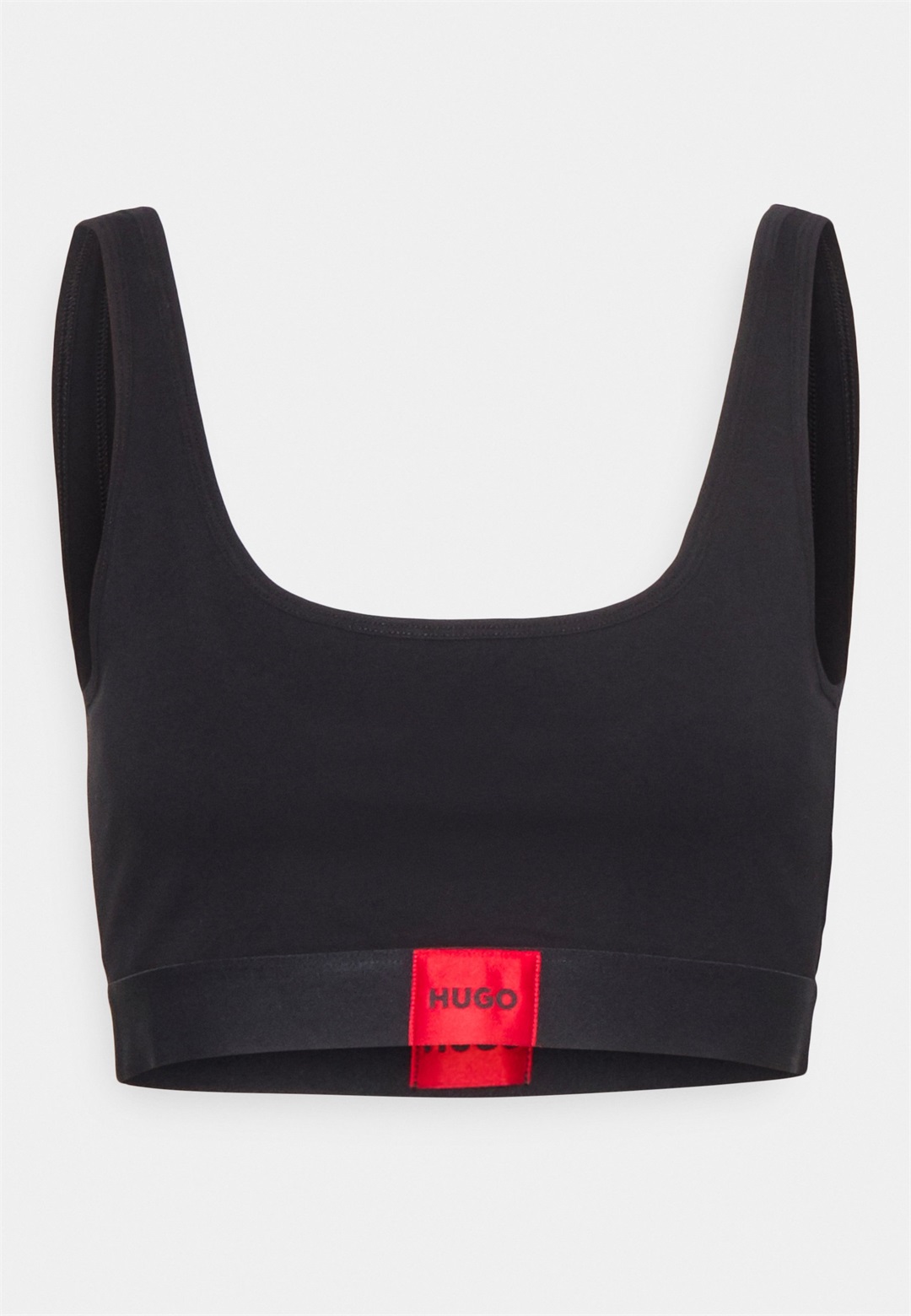 HUGO BRALETTE LABEL - Bustier - black/schwarz