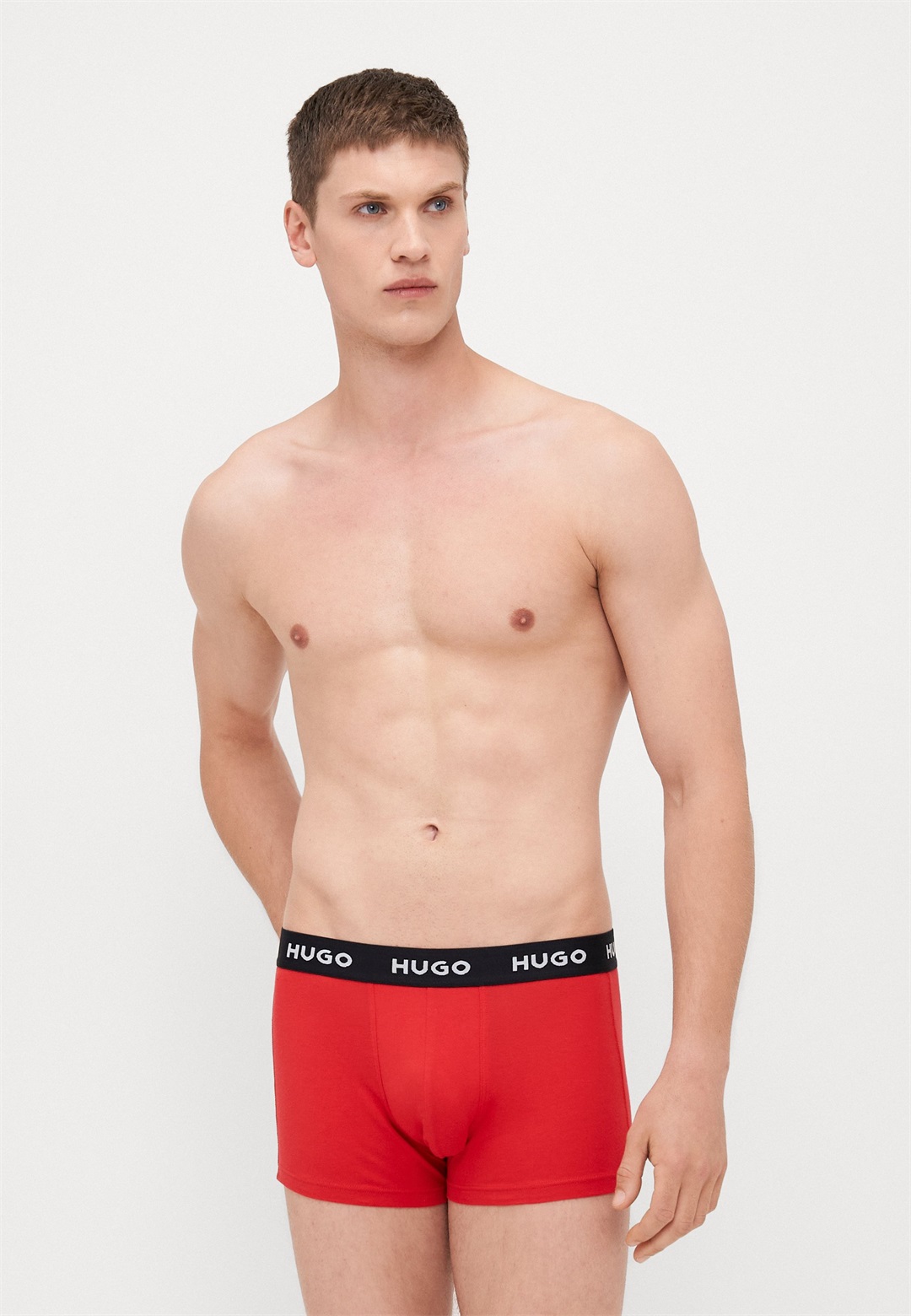 HUGO TRUNK 3 PACK - Panties - black/red/olive/mehrfarbig