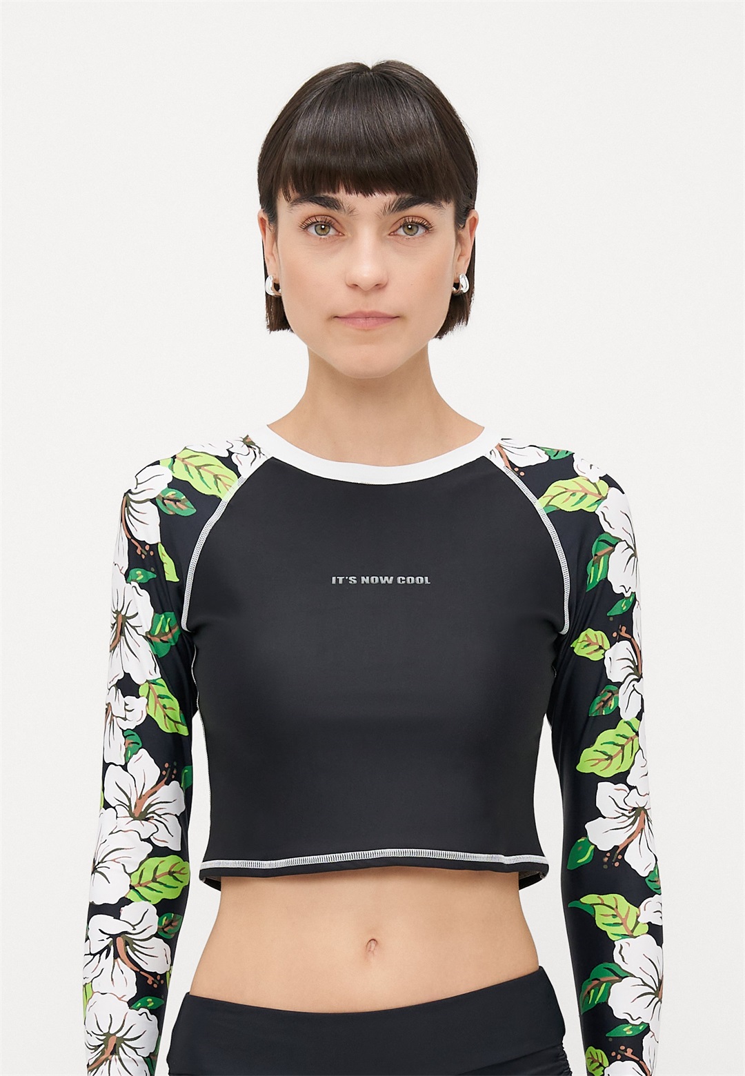 It's Now Cool THE RASHGUARD - Bikini-Top - ulus/schwarz