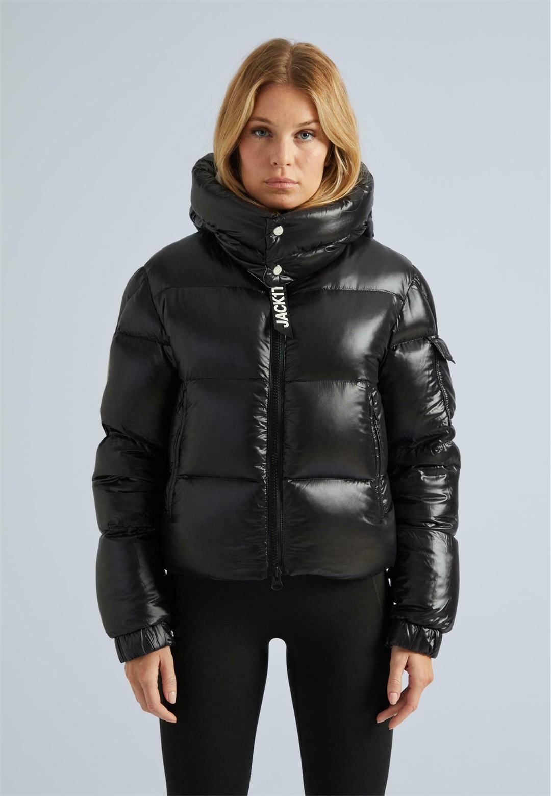 JACK1T HOOD - Winterjacke - black stone/schwarz