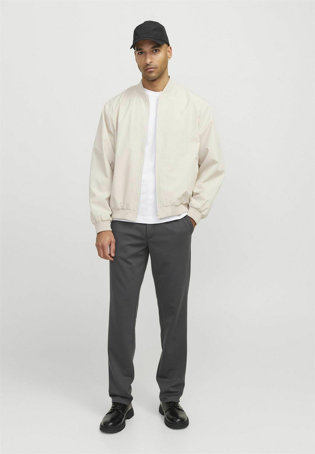 Jack & Jones 2ER-PACK REGULAR FIT - Chino - black/schwarz
