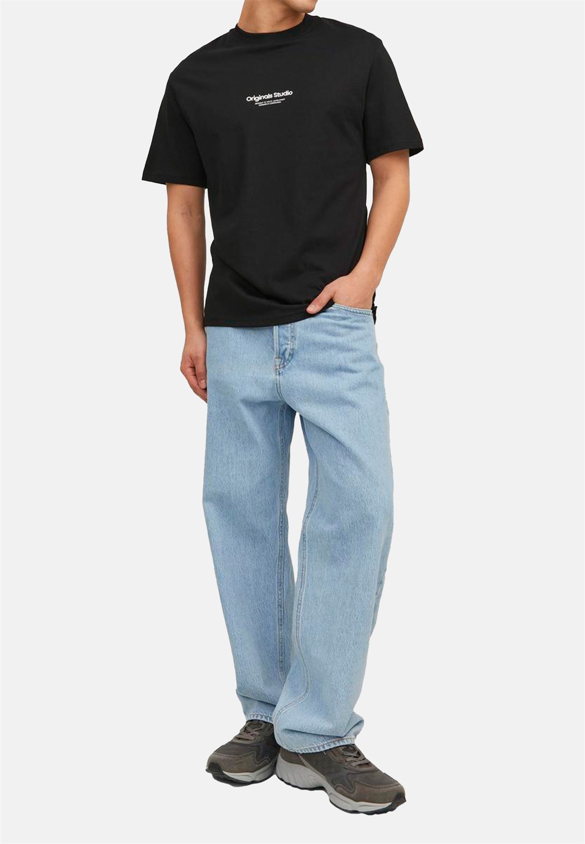 Jack & Jones 2ER PACK JORVESTERBRO - T-Shirt print - schwarz