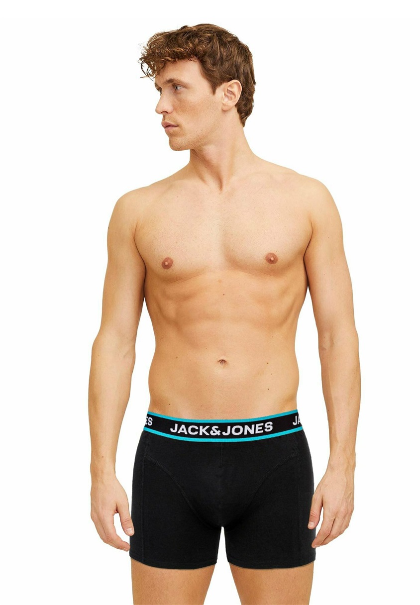 Jack & Jones 10ER PACK - SOLID STRETCH LOGO - Boxer Briefs - schwarz blau/dunkelblau