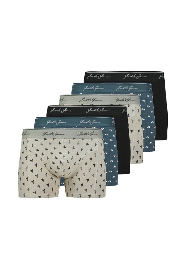 Jack & Jones 6ER PACK TATE - Boxer Briefs - paloma/mehrfarbig