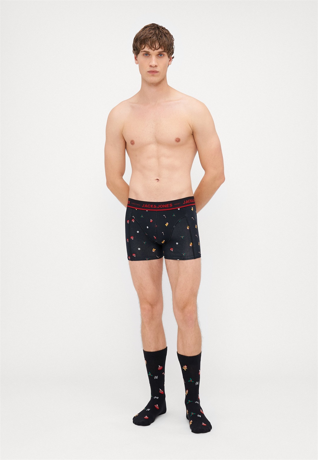 Jack & Jones JACMISTLETOE GIFTBOX SET - Boxer Briefs - black/scarab/schwarz