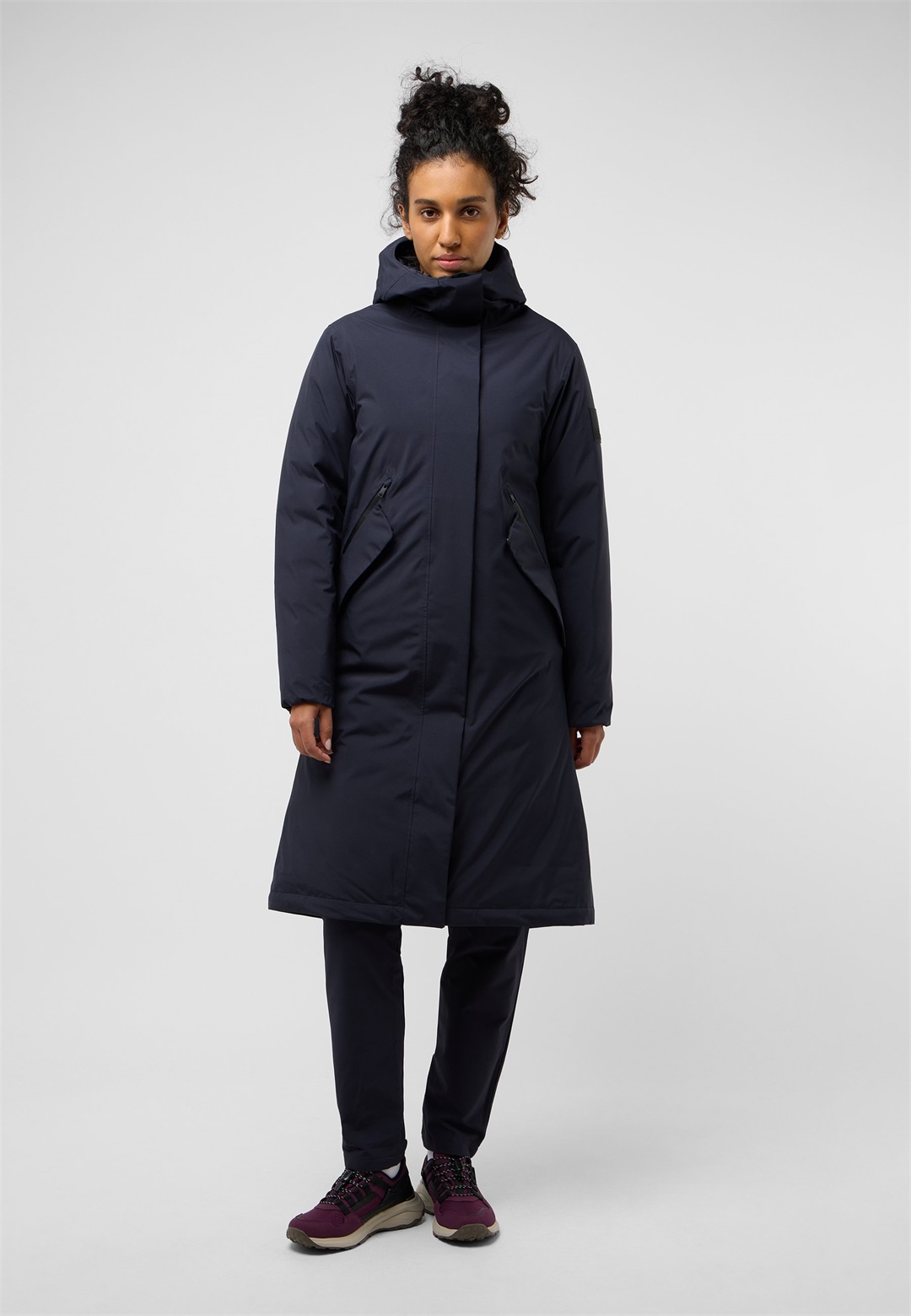 Jack Wolfskin BRANDENBURGER - Daunenmantel - dark navy/dunkelblau