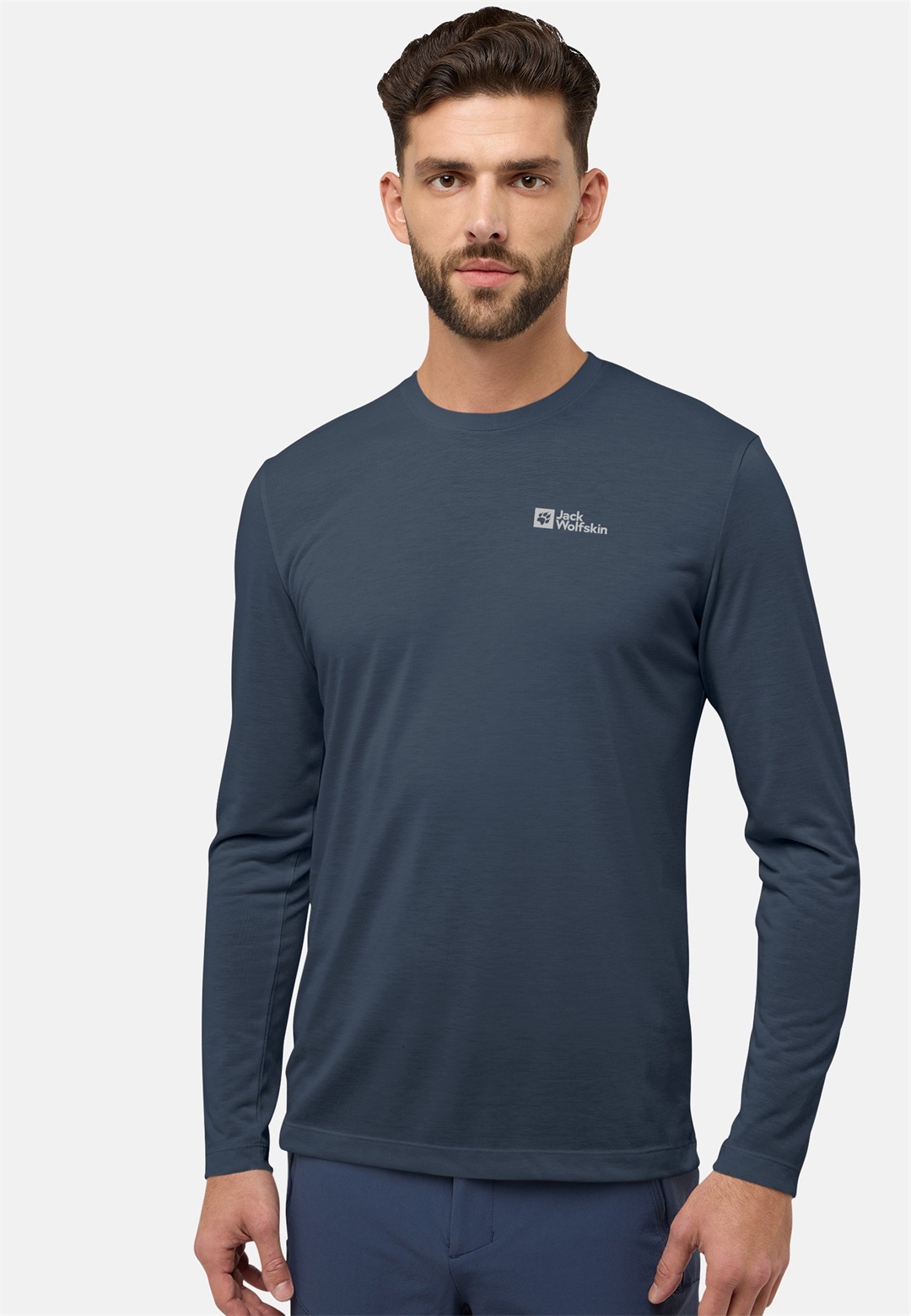 Jack Wolfskin VONNAN - Langarmshirt - midnight sky/dunkelblau