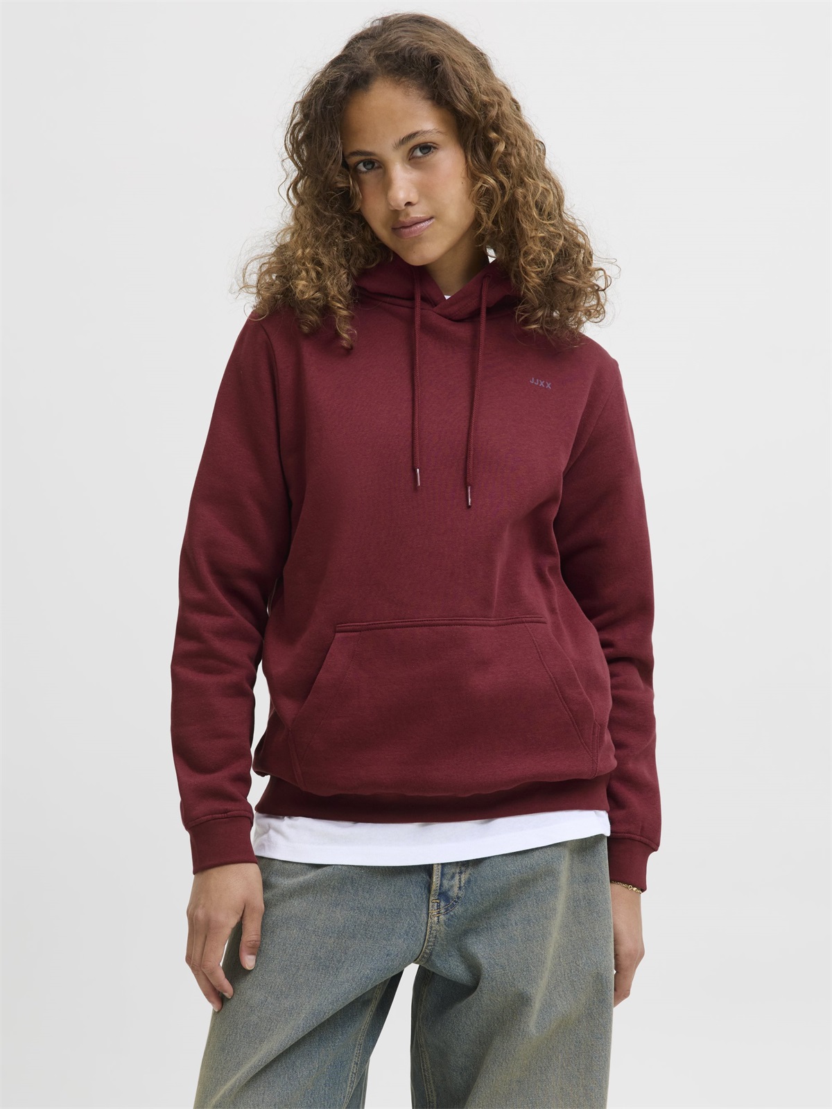 JJXX JXABBIE EVERY HOOD - Kapuzenpullover - cabernet/rot