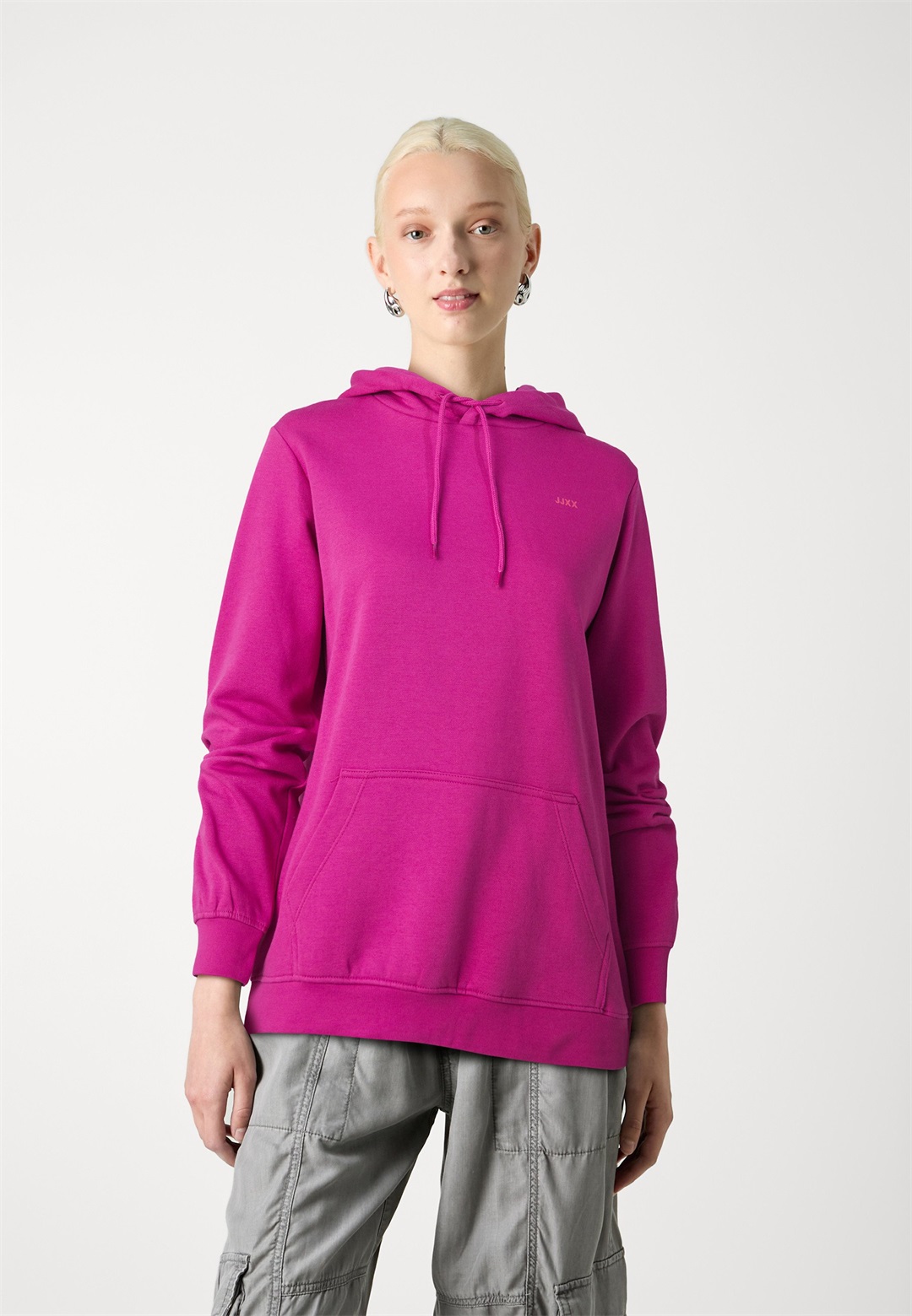 JJXX JXABBIE EVERY HOOD - Kapuzenpullover - fuchsia red/pink