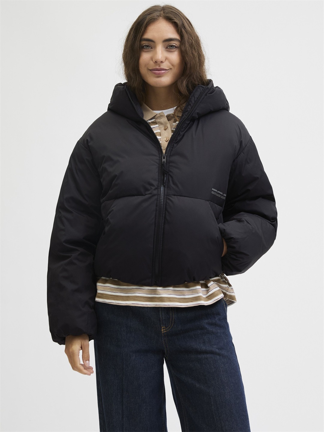 JJXX JXLOLLY PUFFER JACKET - Winterjacke - black/schwarz