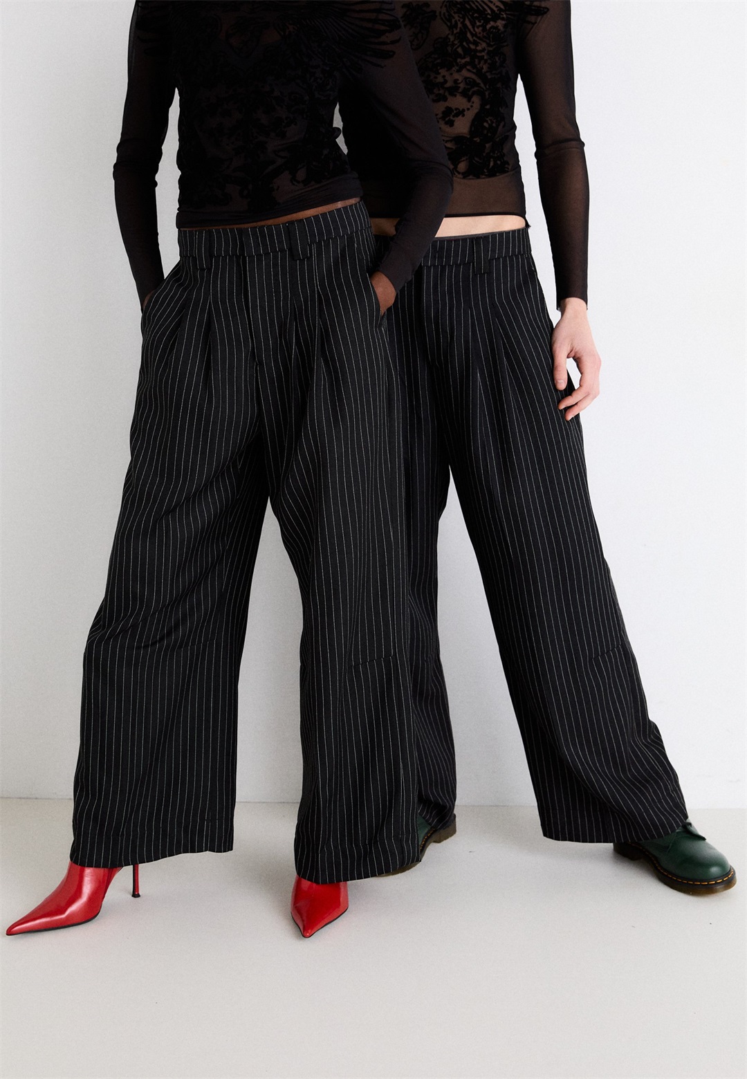 Jaded London GOLIATH TROUSER UNISEX - Stoffhose - black/schwarz