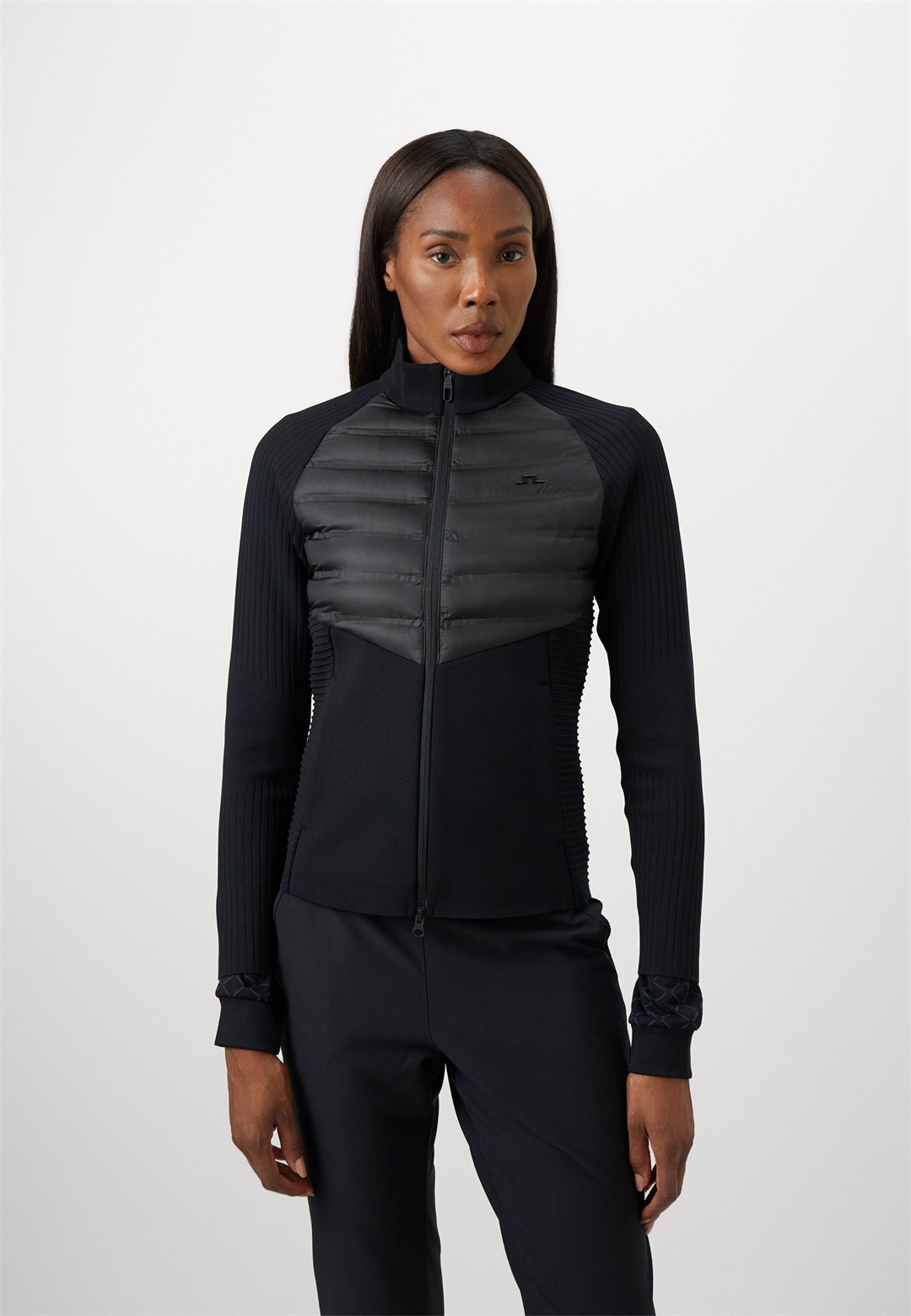 J.LINDEBERG Sports WENDY ZIP SWEATER - Sweatjacke - black/schwarz