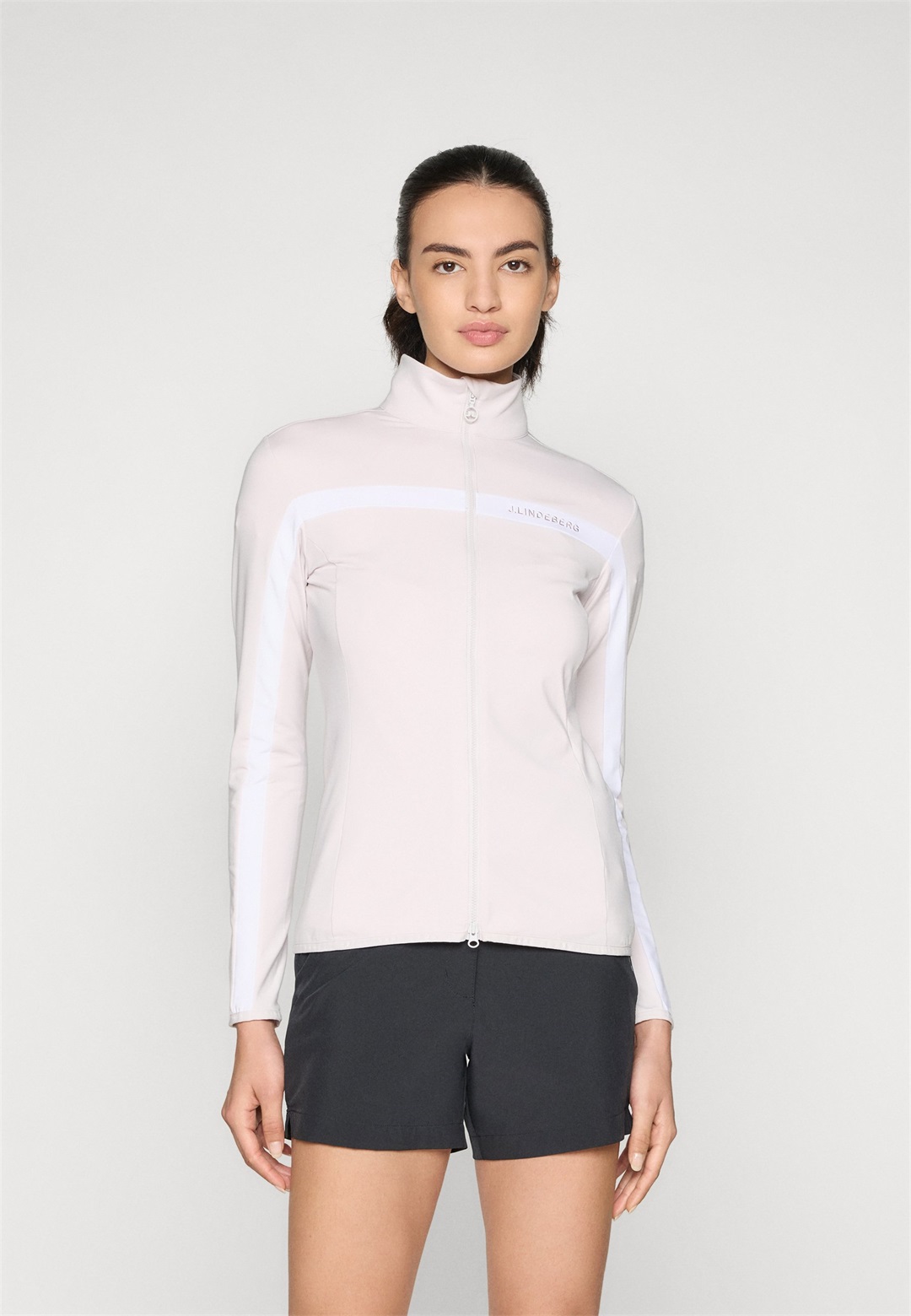 J.LINDEBERG Sports SEASONAL JANICE MID LAYER - Trainingsjacke - grey lilac/flieder