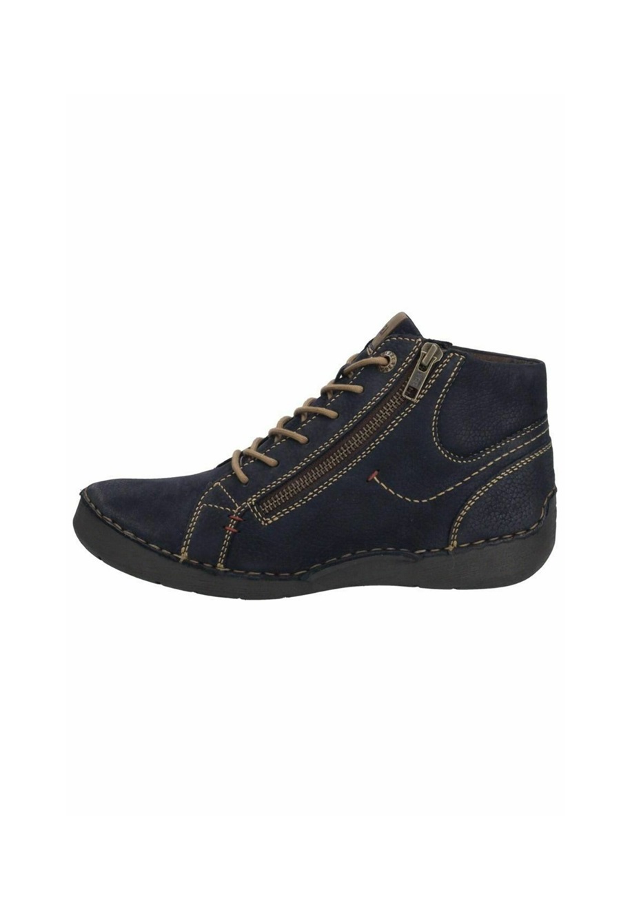 Josef Seibel Schnürstiefelette - ocean/dunkelblau