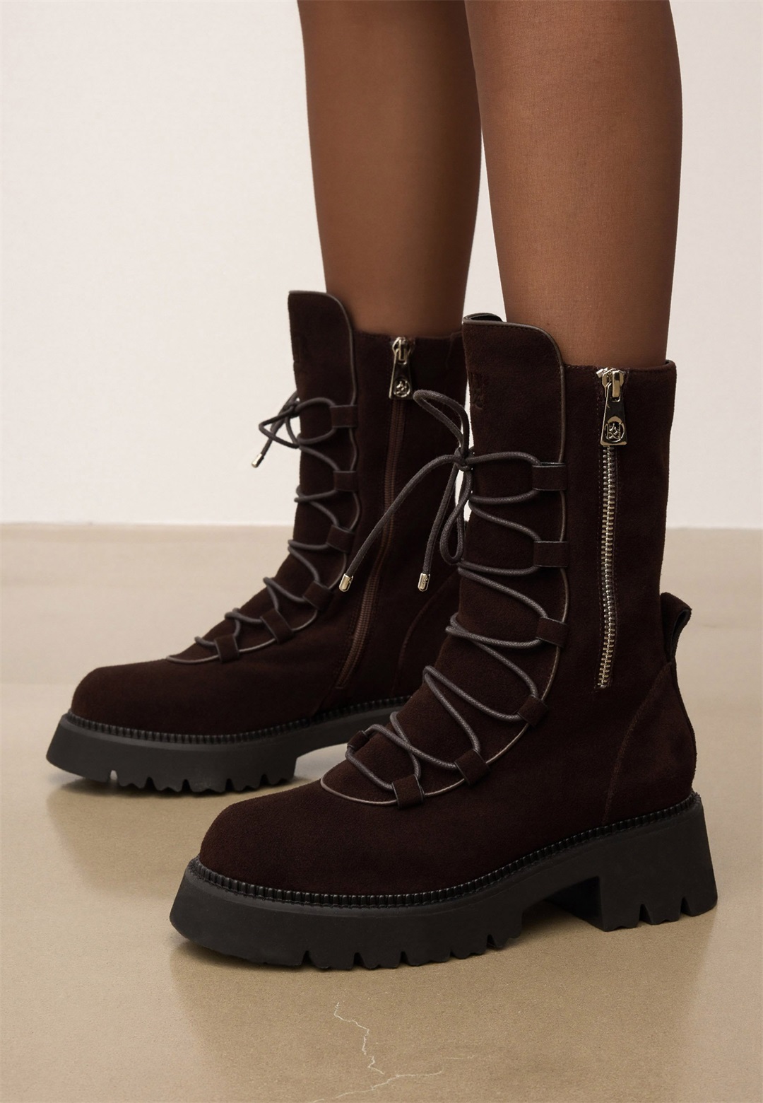 Kazar ELBA - Plateaustiefelette - brown/braun