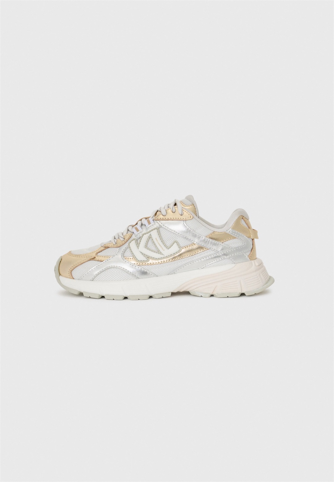 KARL LAGERFELD ORION - Sneaker low - silver-coloured/gold-coloured/silberfarben