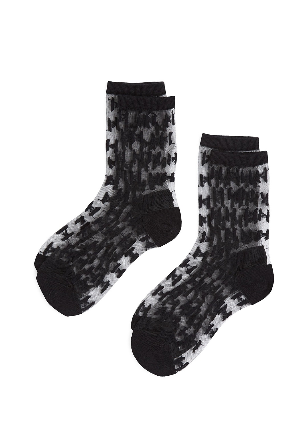 KARL LAGERFELD MONOGRAM MESH (Pack of 2) - Socken - black/schwarz