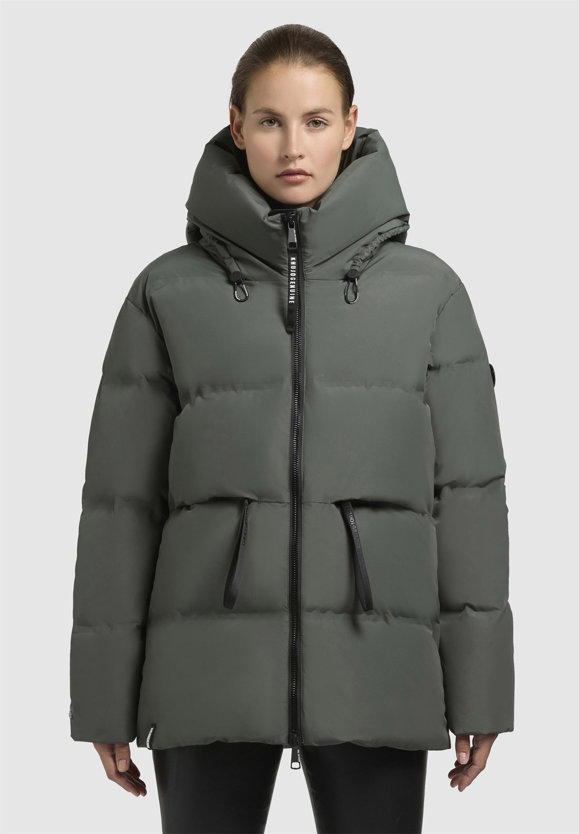 khujo ELLIS - Winterjacke - graugrün/grün