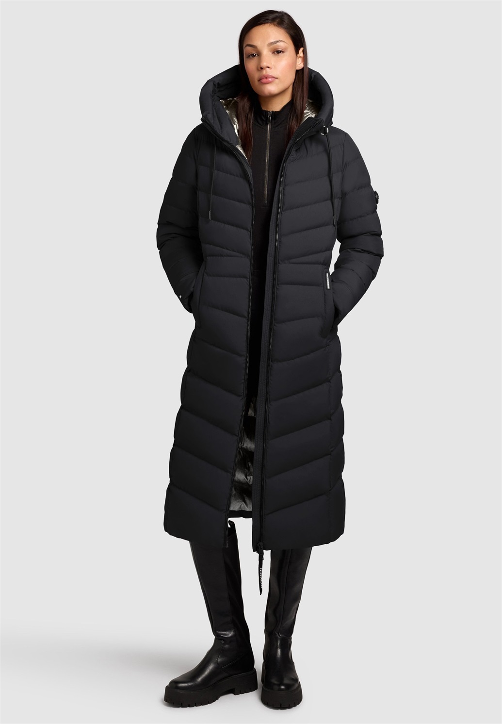 khujo INGRAM4 - Wintermantel - black/schwarz