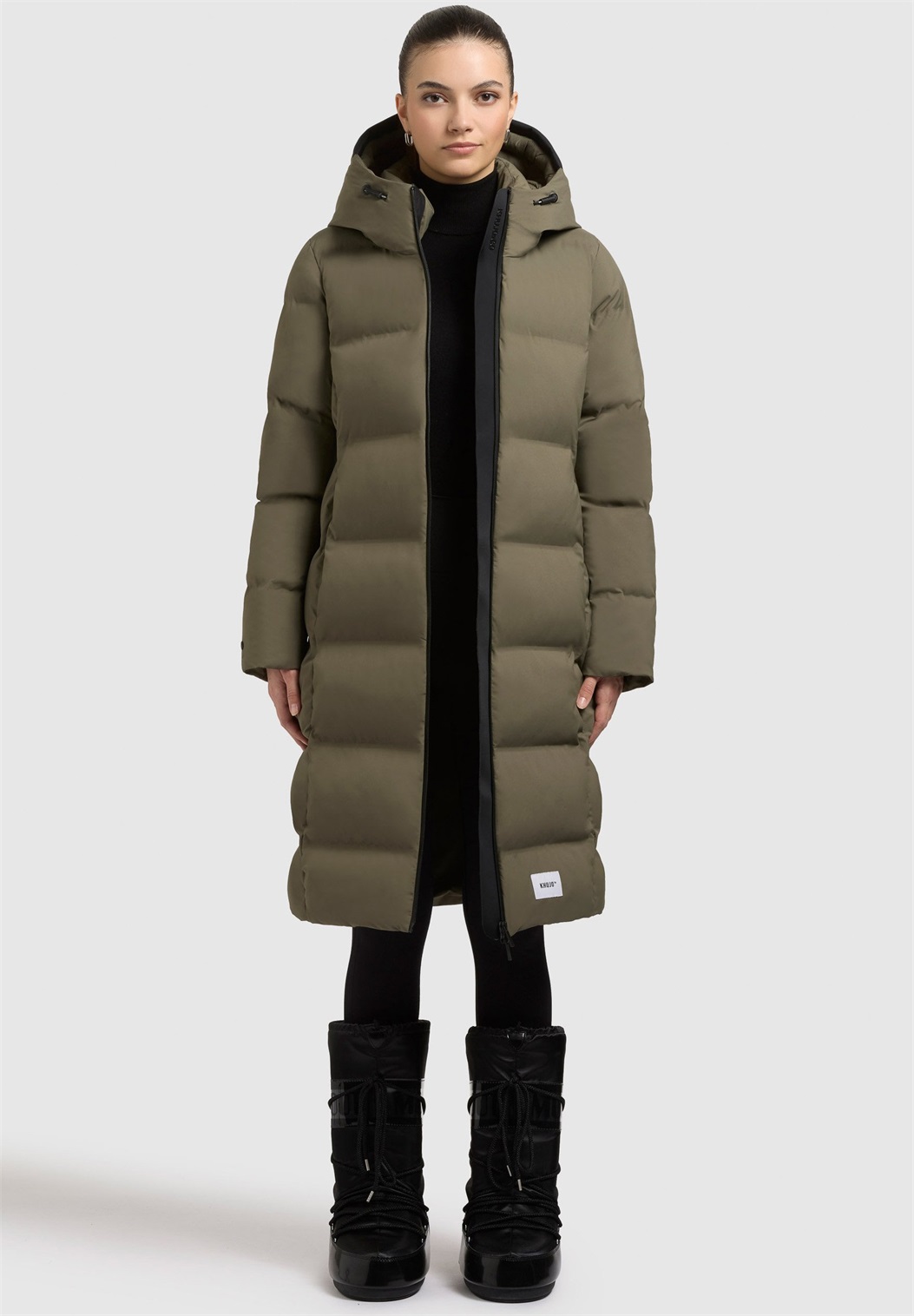 khujo FINNIE3 - Wintermantel - light moss green/hellgrün