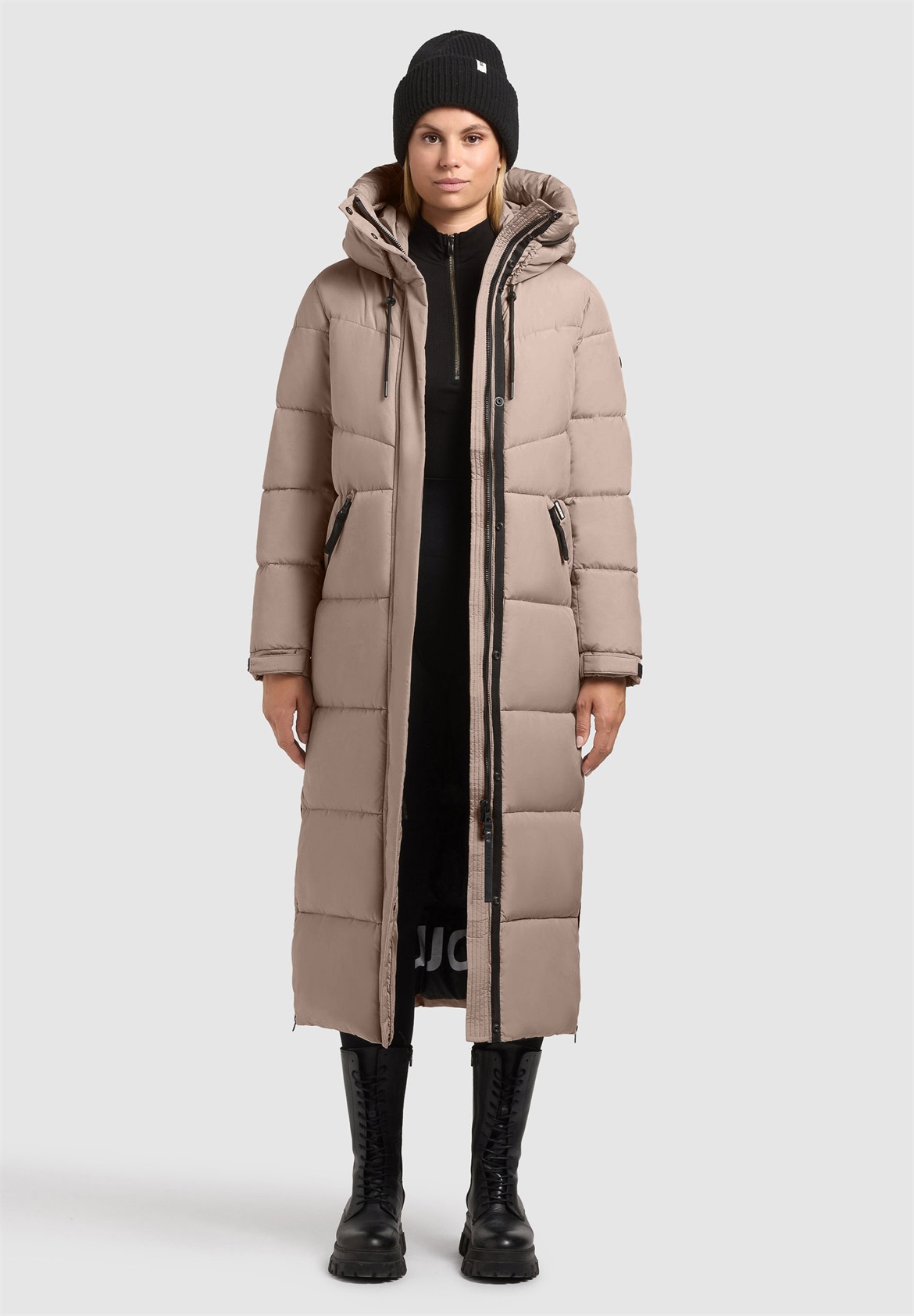khujo SHIMANTA5 - Wintermantel - greige/beige