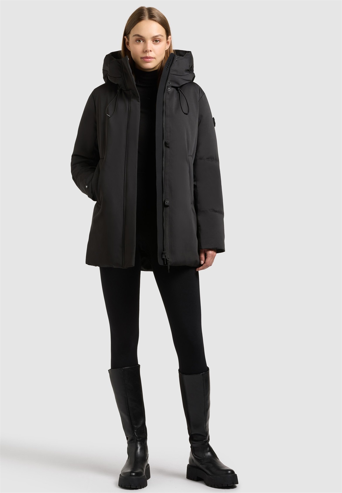 khujo ALLAP - Wintermantel - black/schwarz