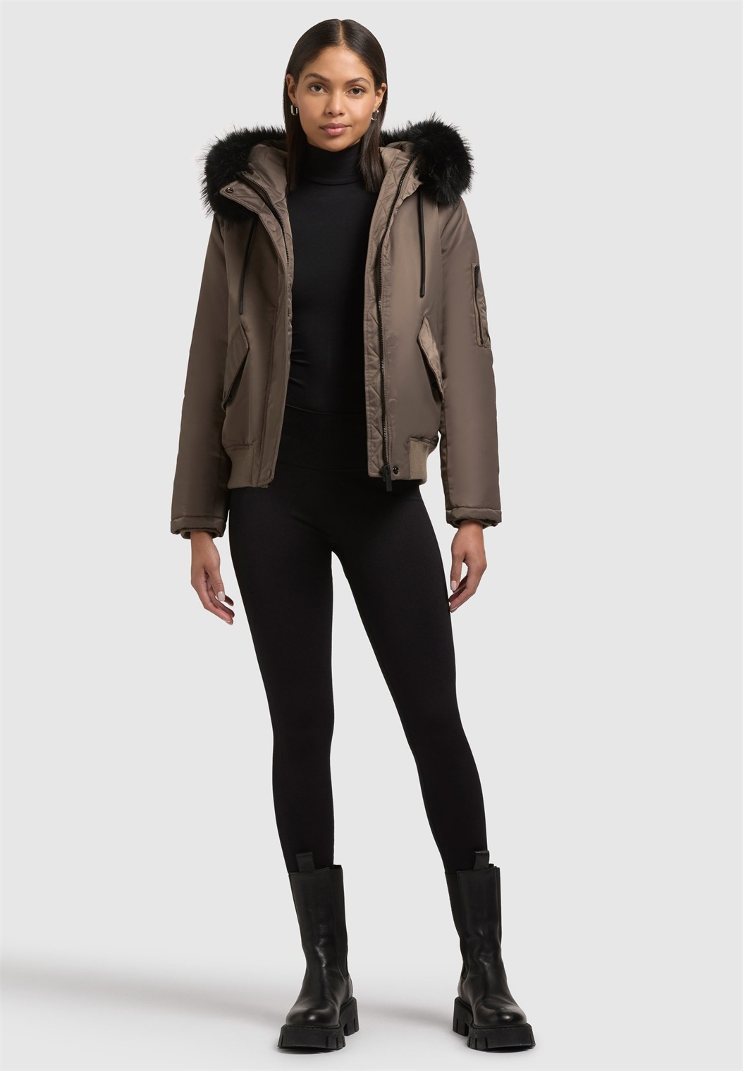 khujo TYLA - Winterjacke - potter brown/braun