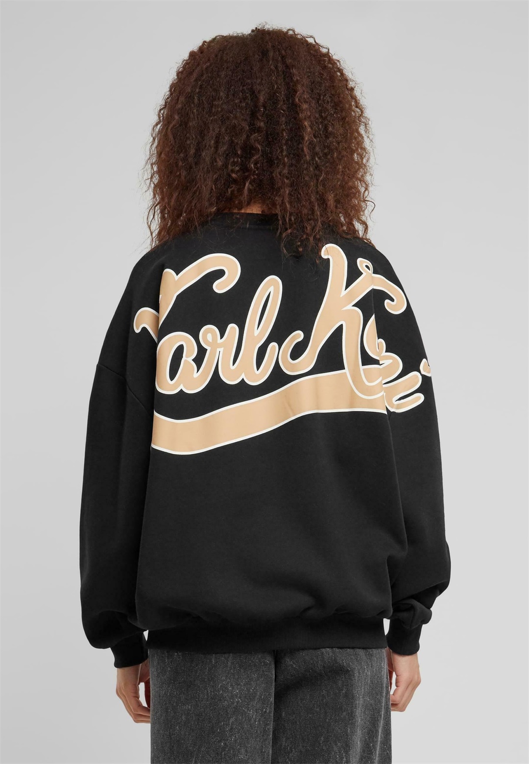 Karl Kani SMALL SIGNATURE DINER CREW - Sweatshirt - black/schwarz