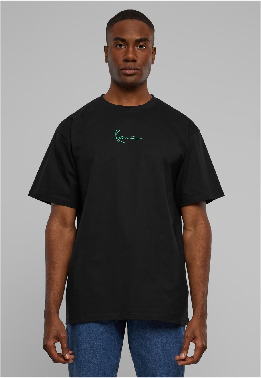 Karl Kani SMALL SIGNATURE LOGO - T-Shirt print - black/schwarz