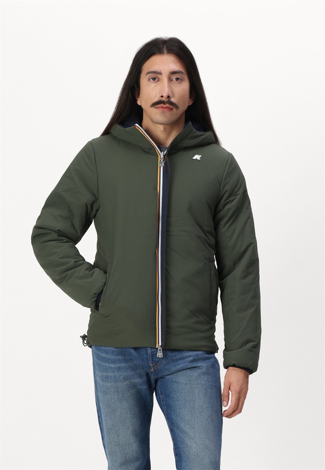 K-Way JACK WARM DOUBLE UNISEX - Winterjacke - blue/green/dunkelblau