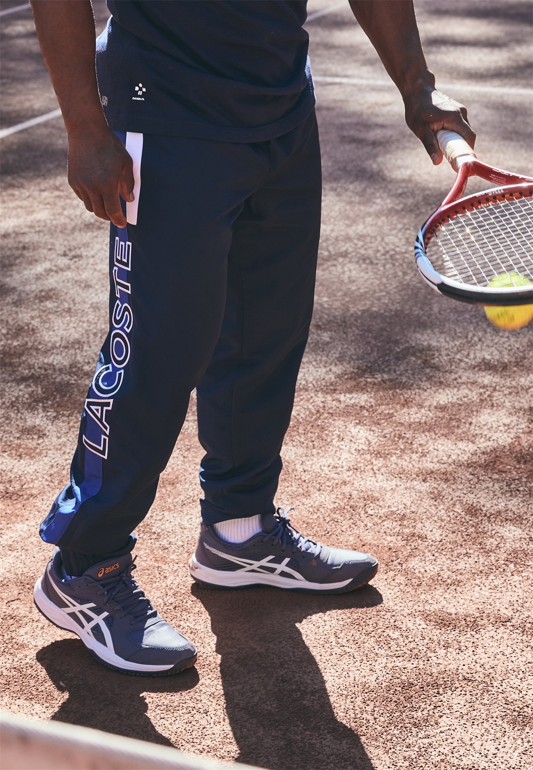 Lacoste Sport TENNIS PANT BLOCK - Jogginghose - navy blue/france blue/dunkelblau