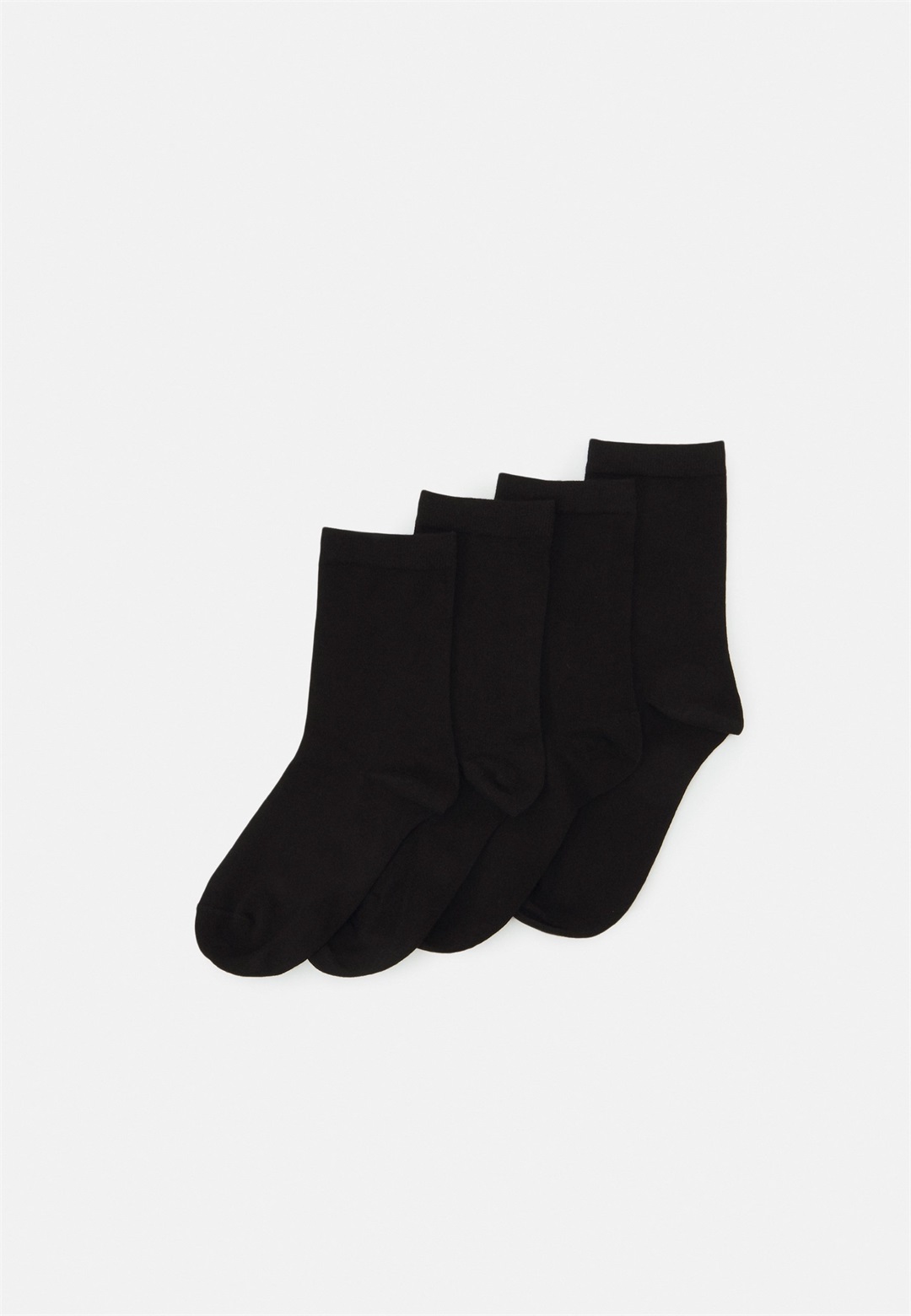 Lindex PLAIN 4 PACK - Socken - black/schwarz