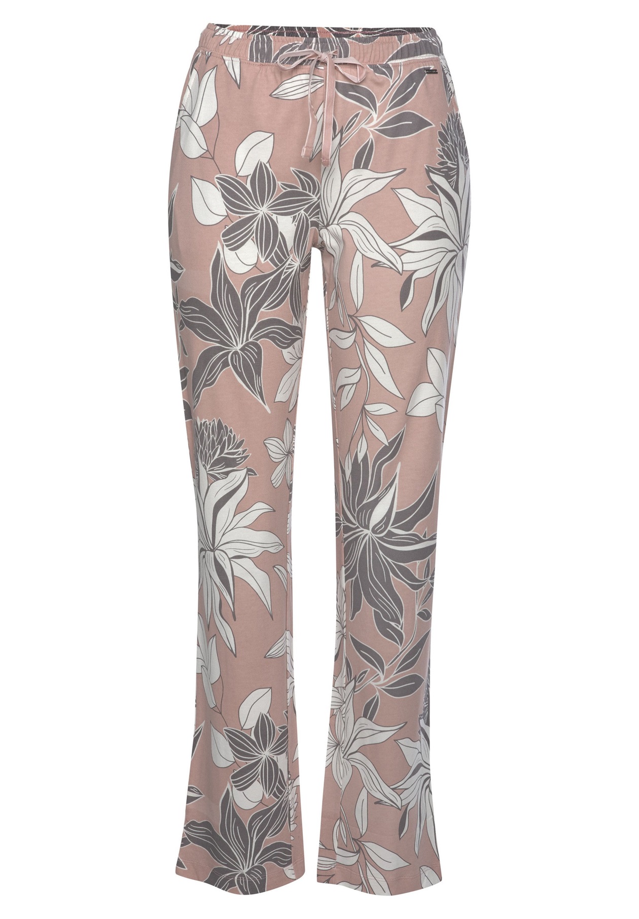 LASCANA Nachtwäsche Hose - allover-geblümt-altrosa/mauve