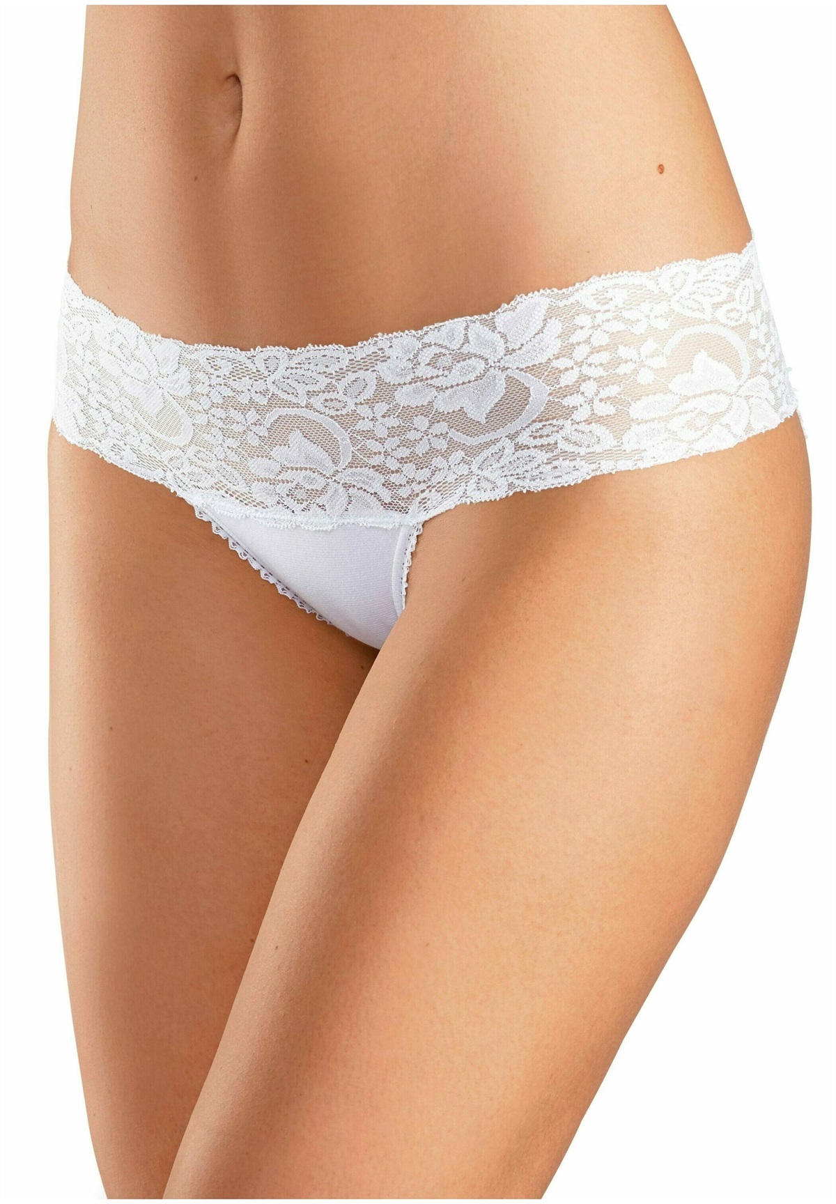 LASCANA BRASIL 3 PACK - Slip - weiß