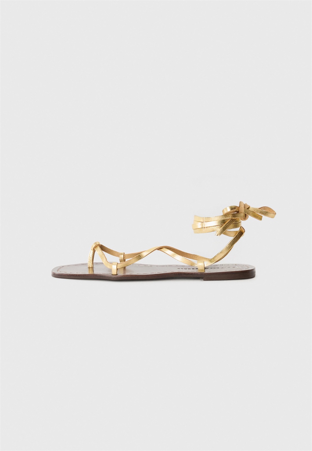 Loeffler Randall LIANNA - Zehentrenner - gold-coloured/espresso/goldfarben