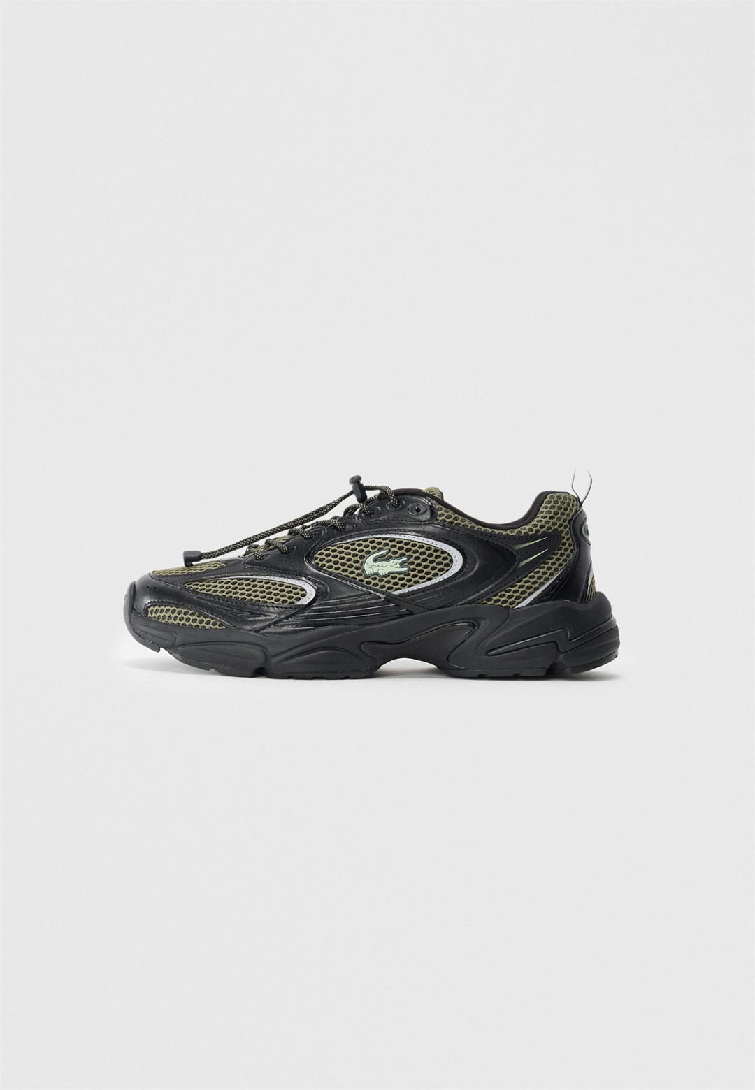 Lacoste STORM 96 - Sneaker low - black/green/schwarz