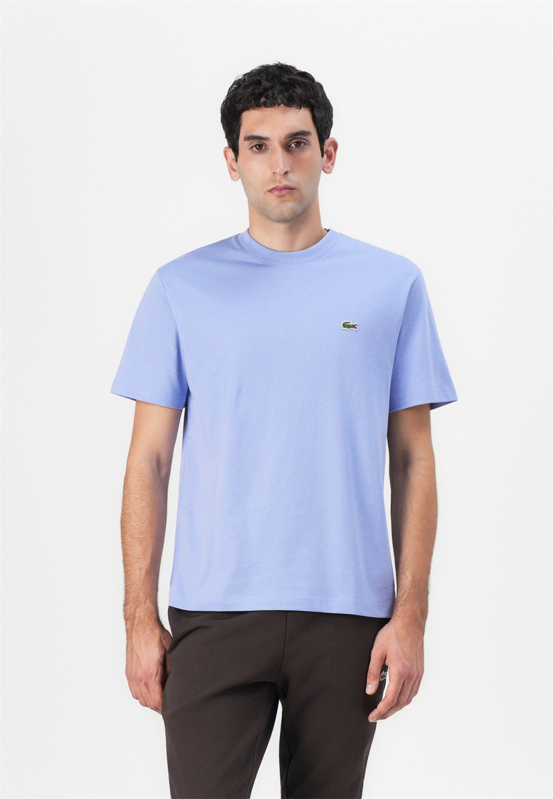 Lacoste T-Shirt basic - delphinium/mauve