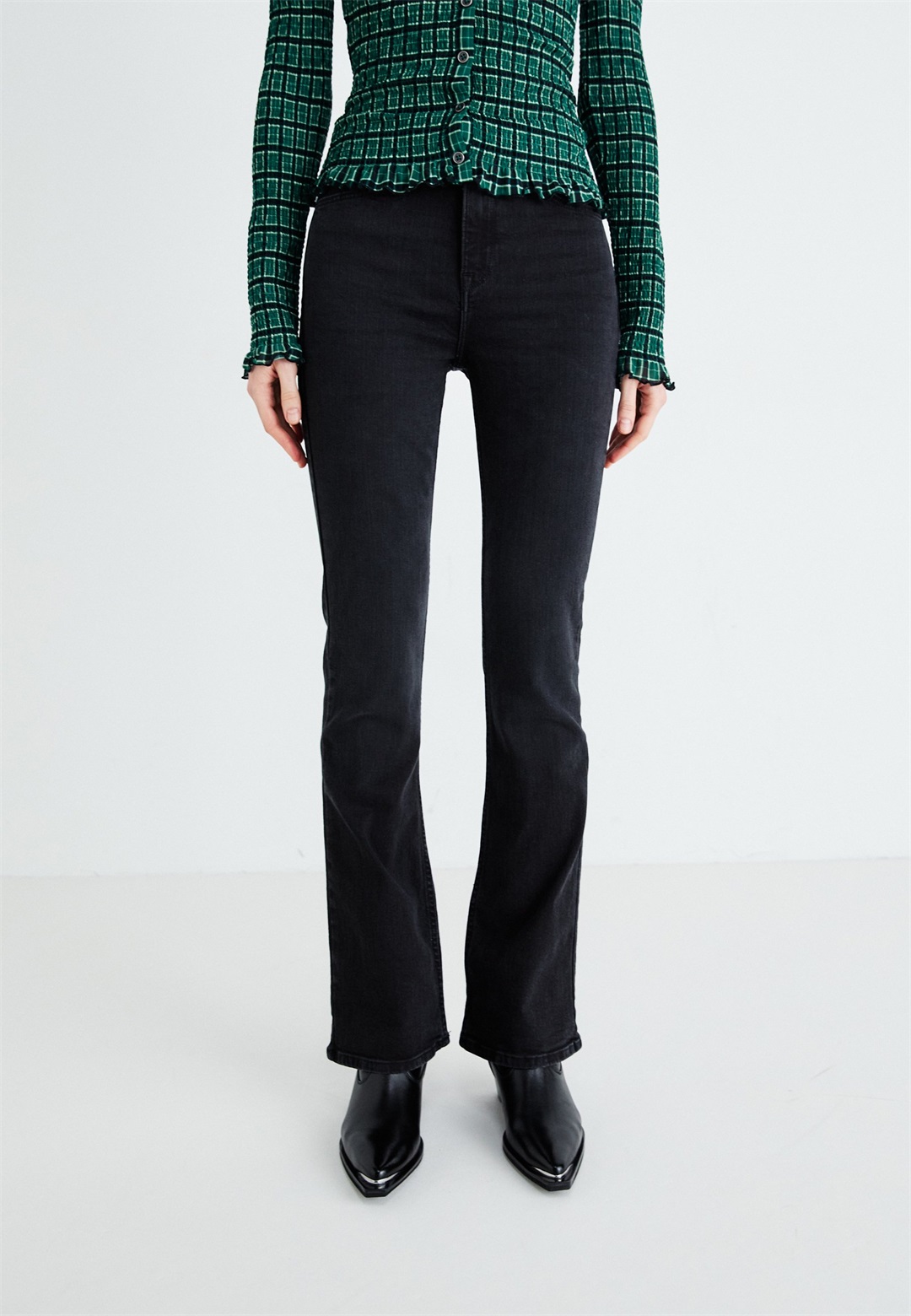 Lee BREESE - Stoffhose - natural power/black denim
