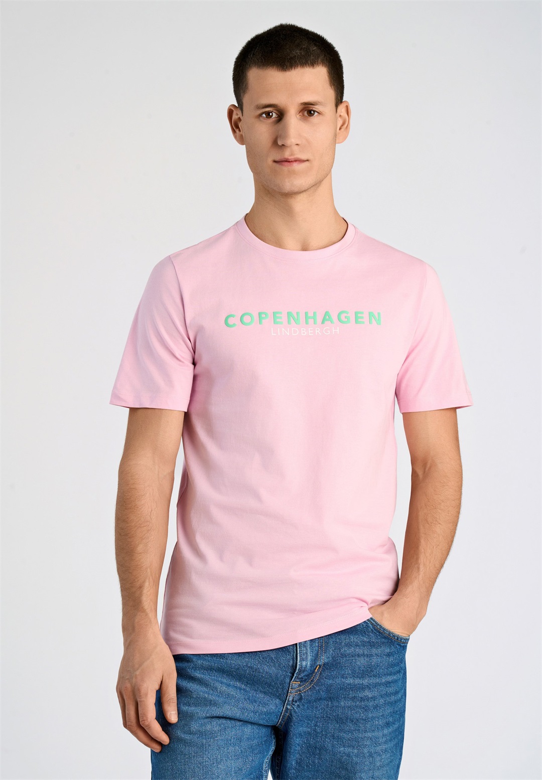 Lindbergh T-Shirt print - lavender pink/rosa