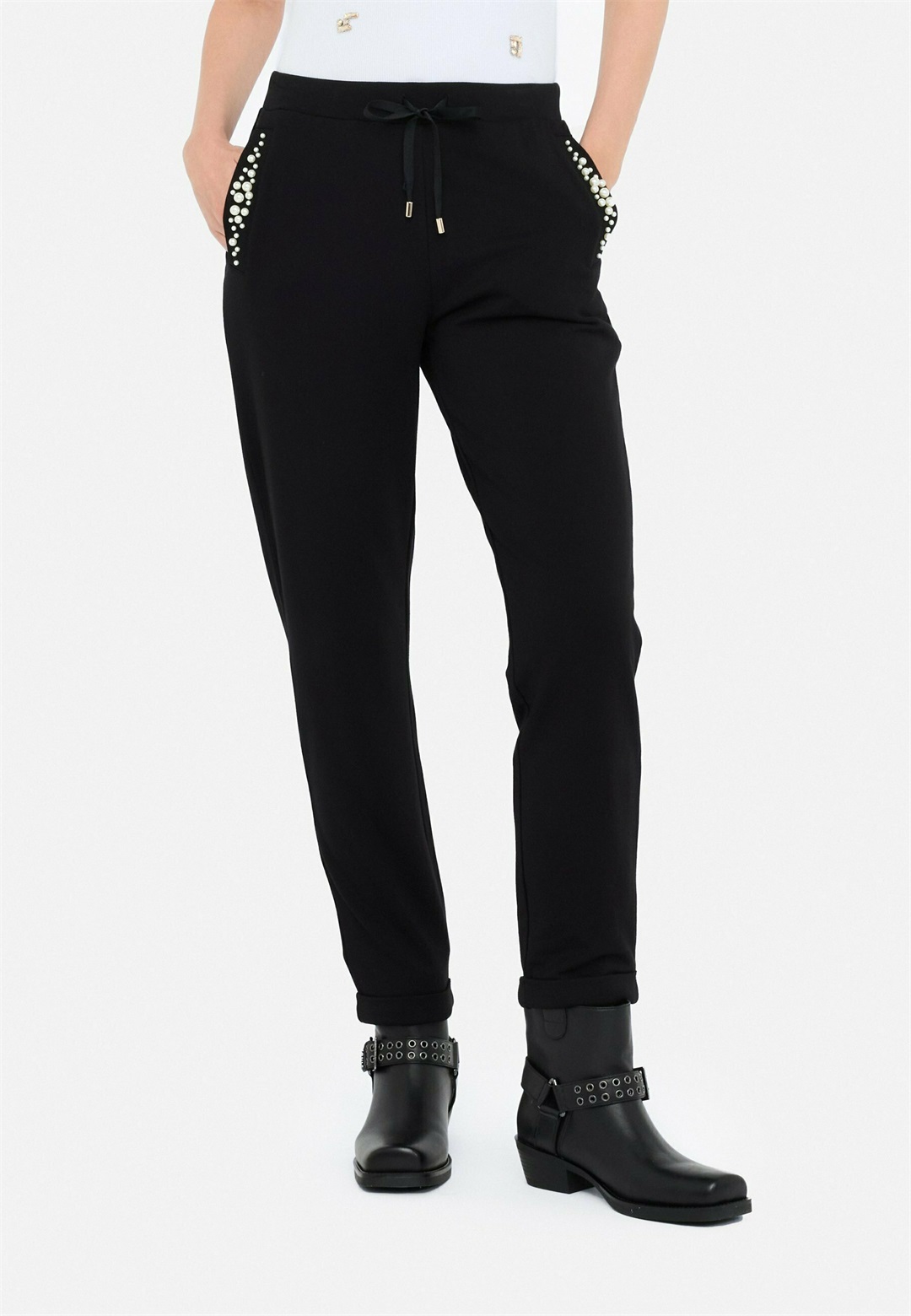 LIU JO JOGGING - Jogginghose - black/schwarz LIU JO JOGGING - Jogginghose - black/schwarz