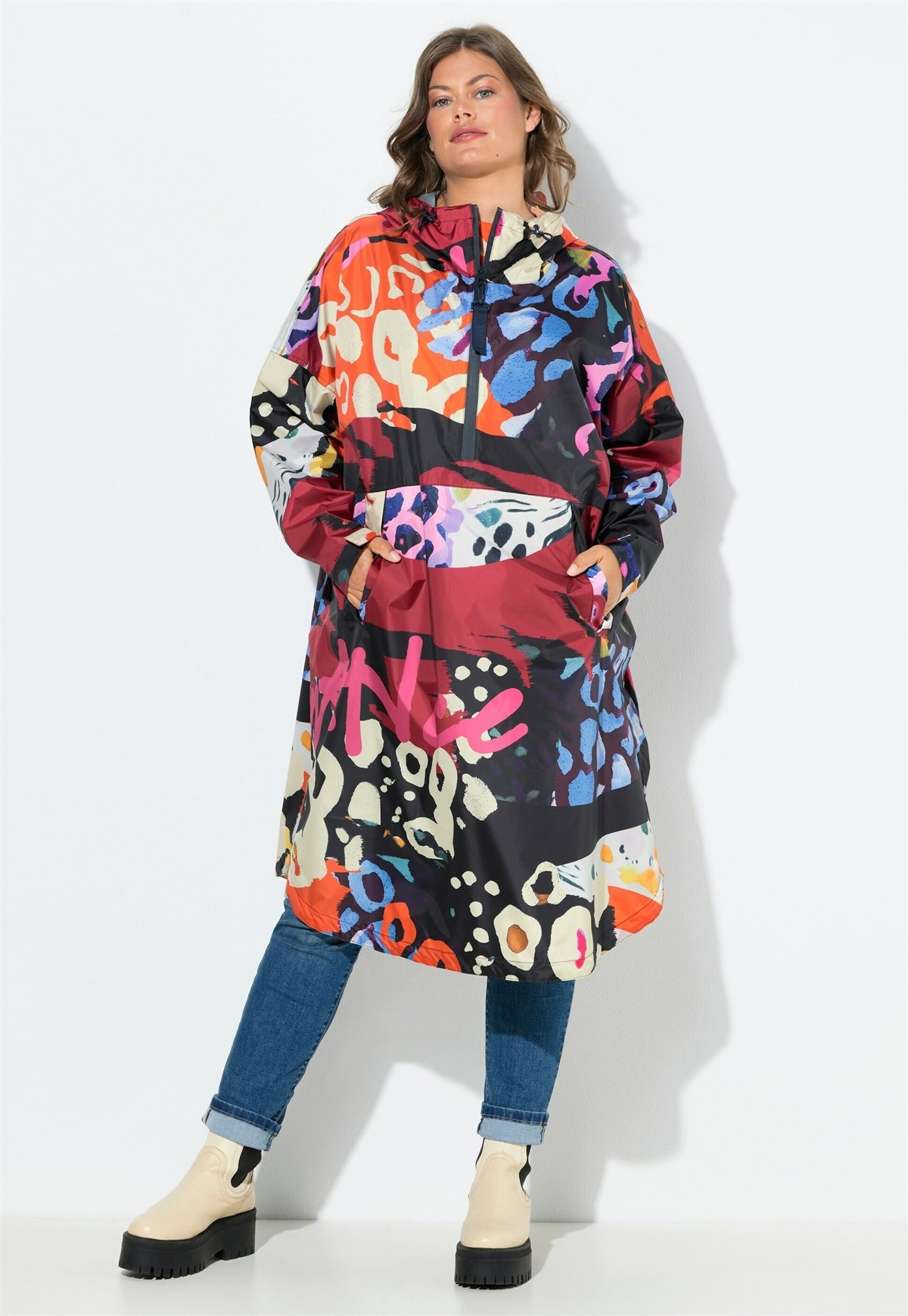 LAURASØN Regenjacke / wasserabweisende Jacke - hibiscus pink/pink