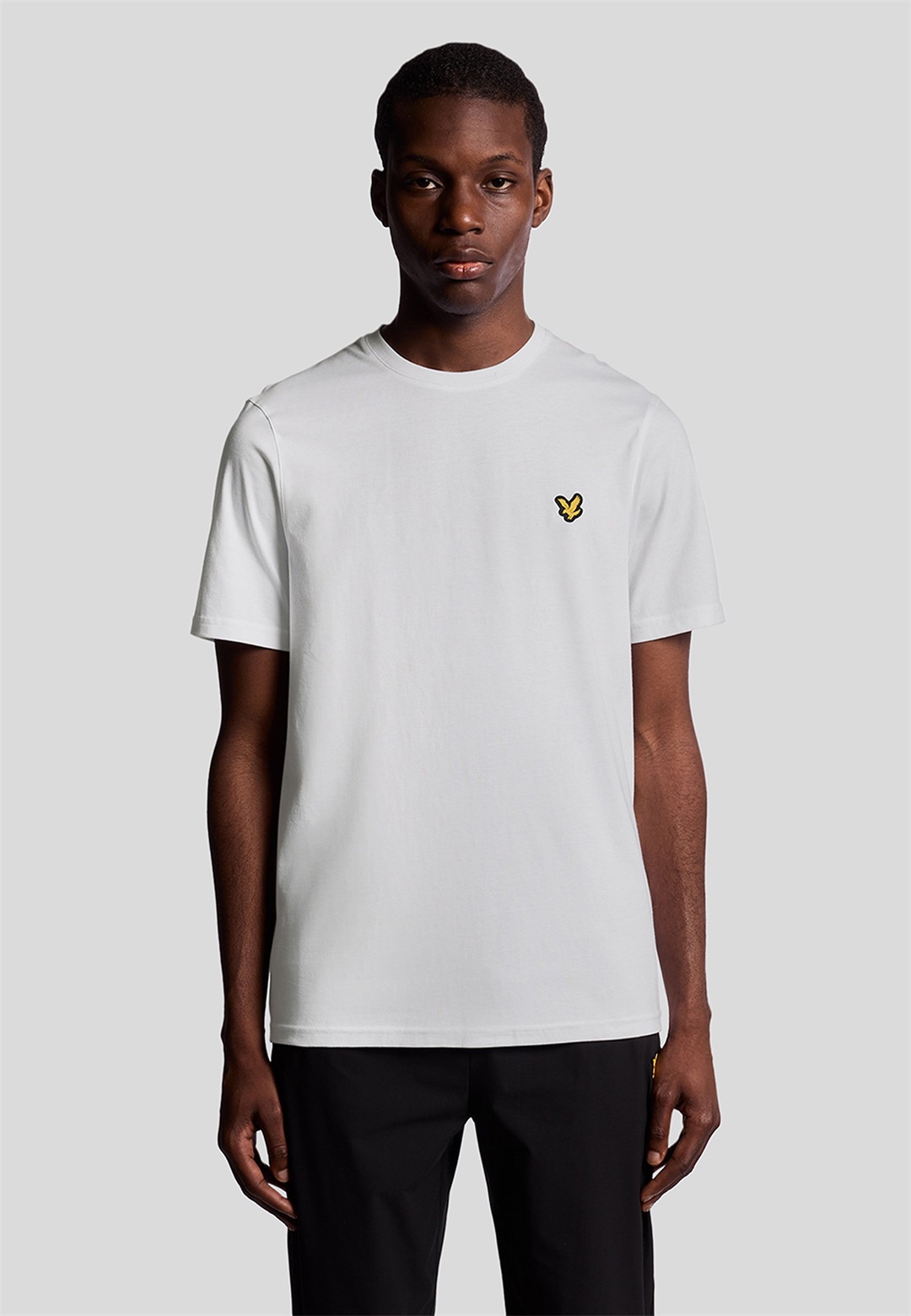 Lyle & Scott GEOMETRIC GLOBE GRAPHIC - T-Shirt print - white/weiß
