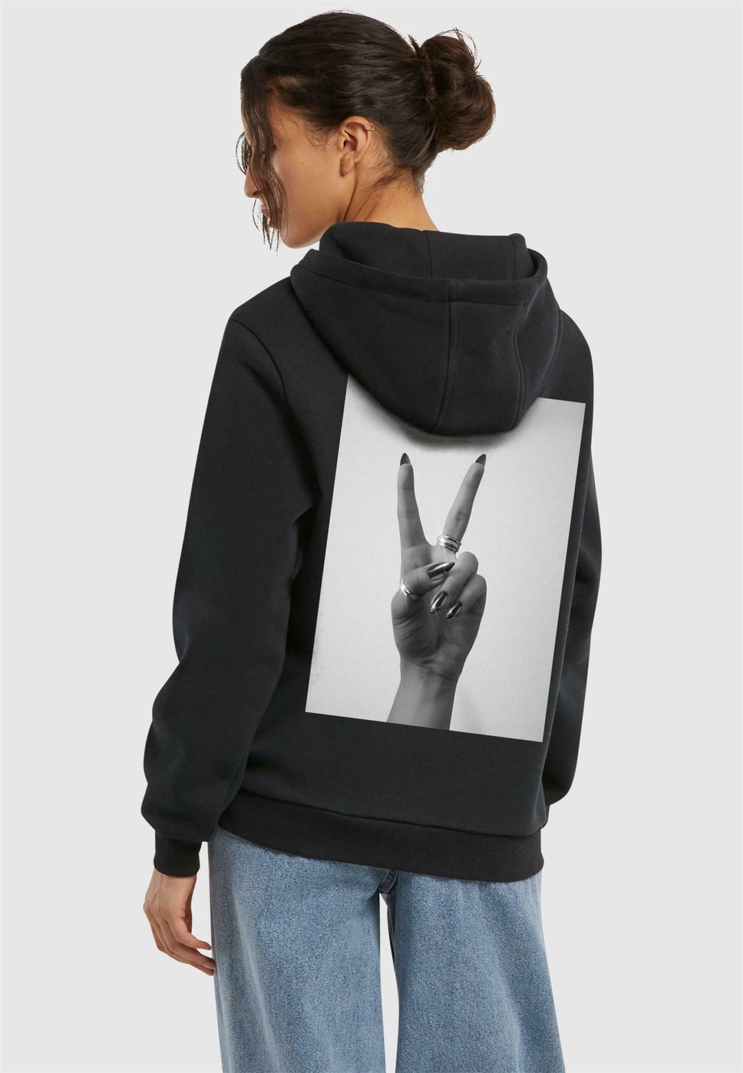 Mister Tee Kapuzenpullover - black/schwarz