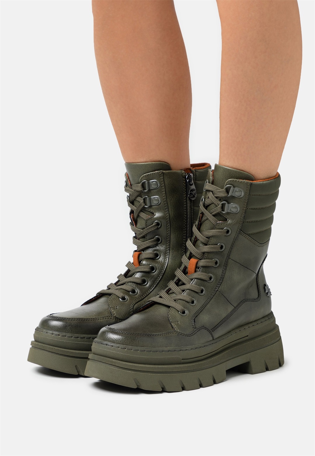 Marco Tozzi BY GUIDO MARIA KRETSCHMER - Snowboot/Winterstiefel - olive/khaki