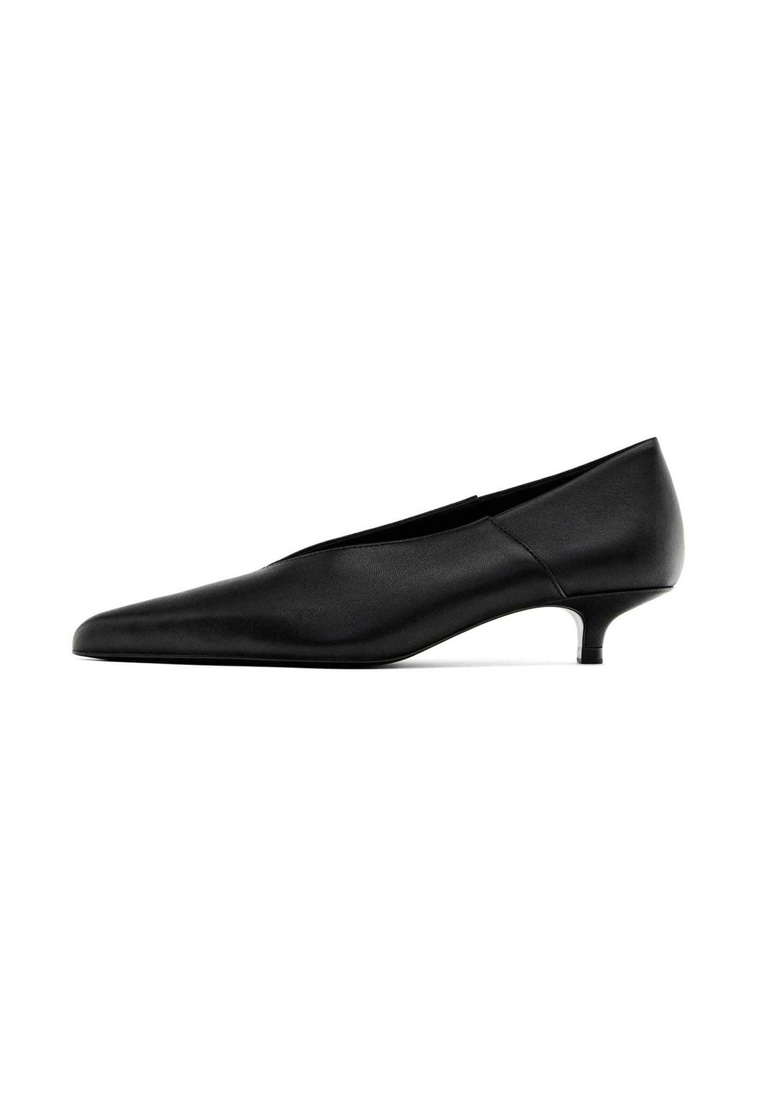 Massimo Dutti COURT SOFT - Pumps - black/schwarz